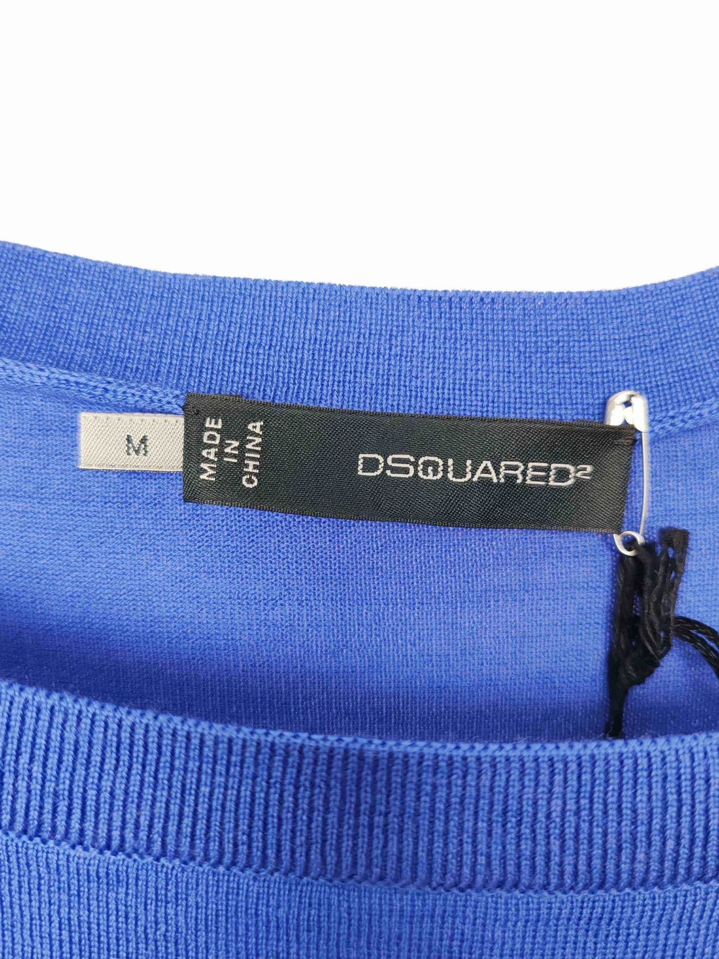 Dsquared2 Dsquared2 Blue Wool Sweater Size M Size M / US 6-8 / IT 42-44 - 4 Thumbnail
