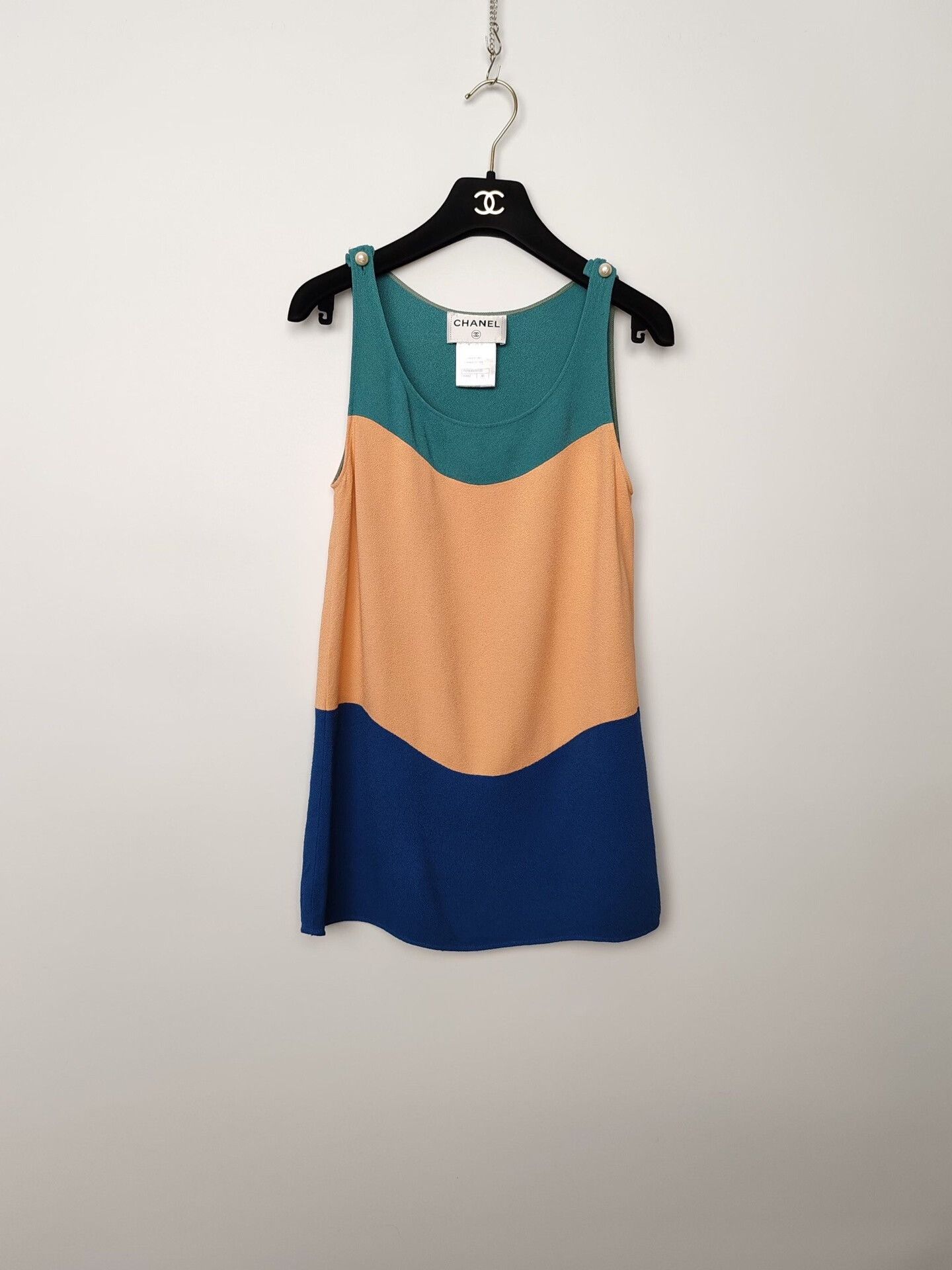 Chanel Chanel Colorblock Tank Top Size 38 Size S / US 4 / IT 40 - 2 Thumbnail
