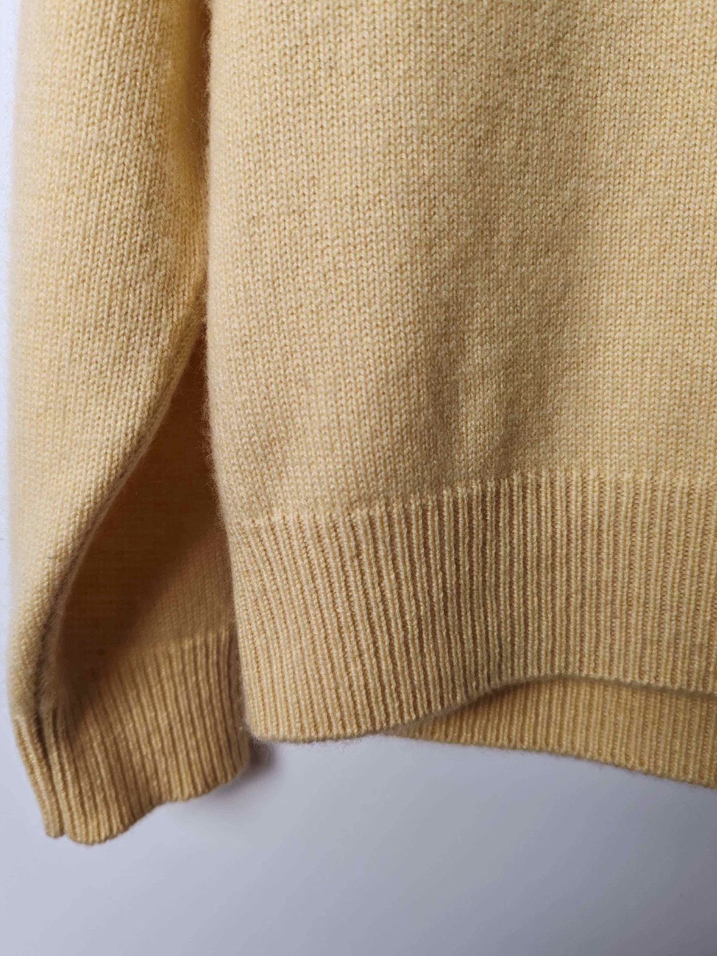 Celine Celine Yellow Cashmere Knit Polo Sweater Size XS Size XS / US 0-2 / IT 36-38 - 7 Thumbnail
