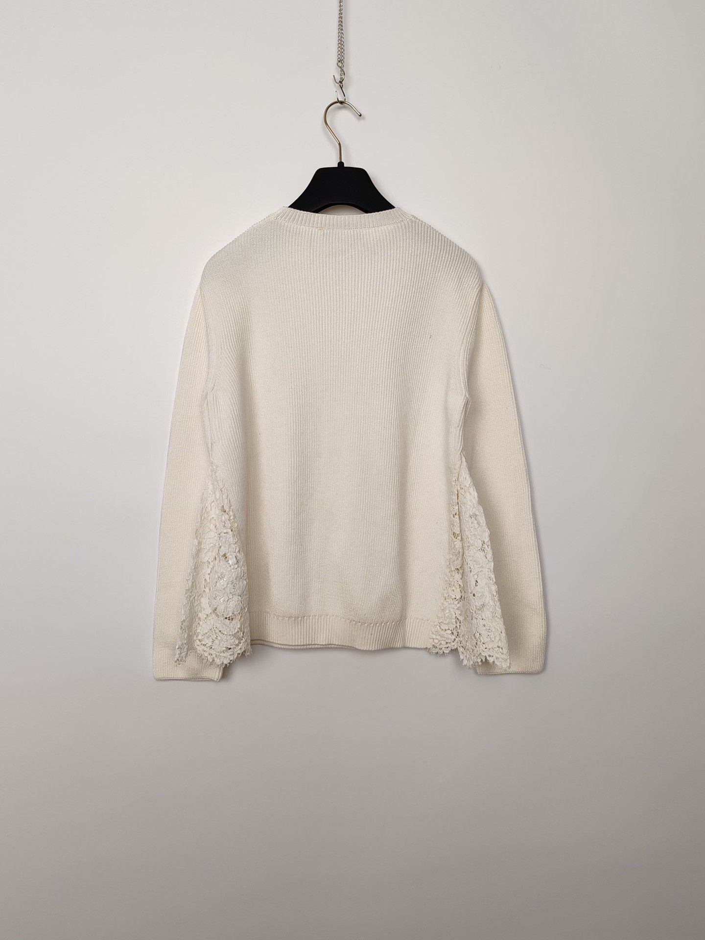 Valentino Valentino Lace Panel Sweater Size M Size M / US 6-8 / IT 42-44 - 3 Thumbnail
