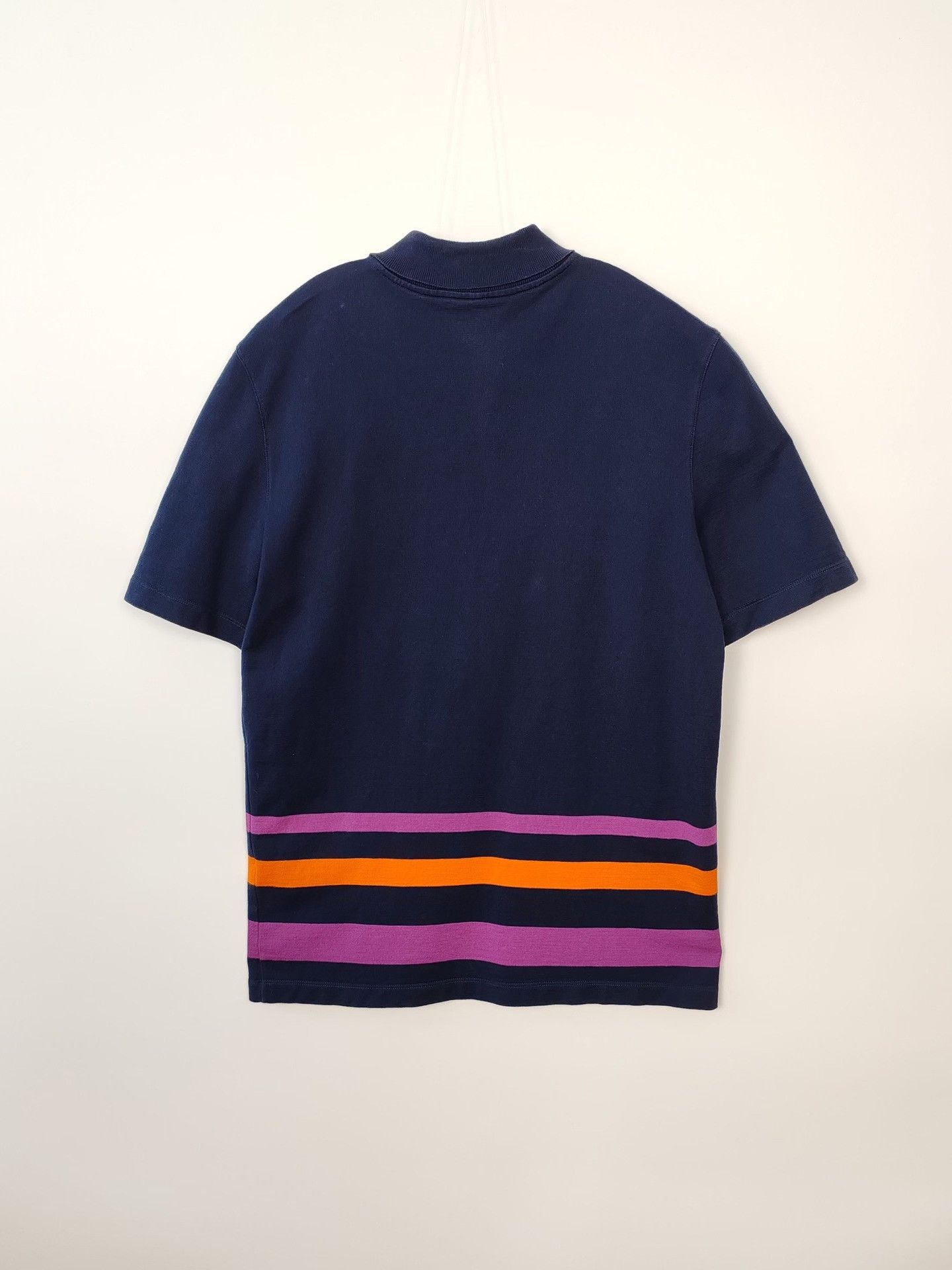 Louis Vuitton Louis Vuitton Striped V Logo Polo Shirt Size M Size US M / EU 48-50 / 2 - 3 Thumbnail