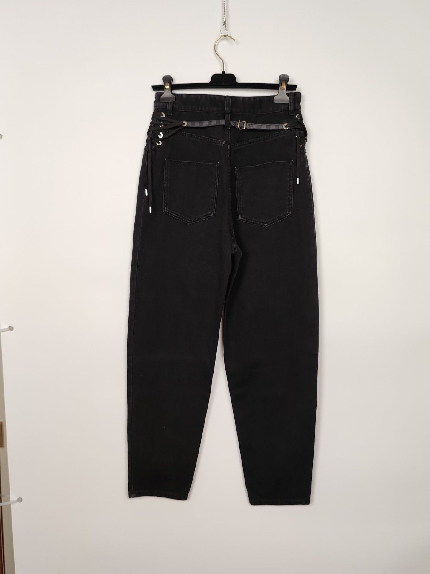 Louis Vuitton Louis Vuitton Lace-Up Detail Jeans Size 38 Size 27" / US 4 / IT 40 - 3 Thumbnail