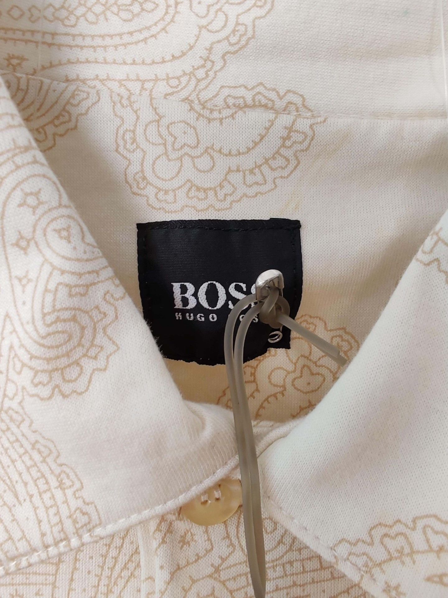 Hugo Boss Boss Paisley Print Polo Shirt Size L Size US L / EU 52-54 / 3 - 4 Thumbnail