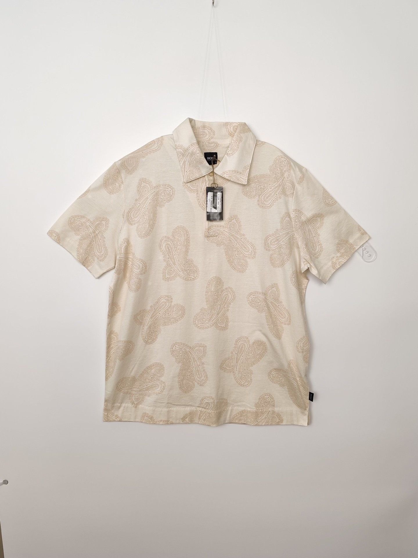 Hugo Boss Boss Paisley Print Polo Shirt Size L Size US L / EU 52-54 / 3 - 2 Thumbnail