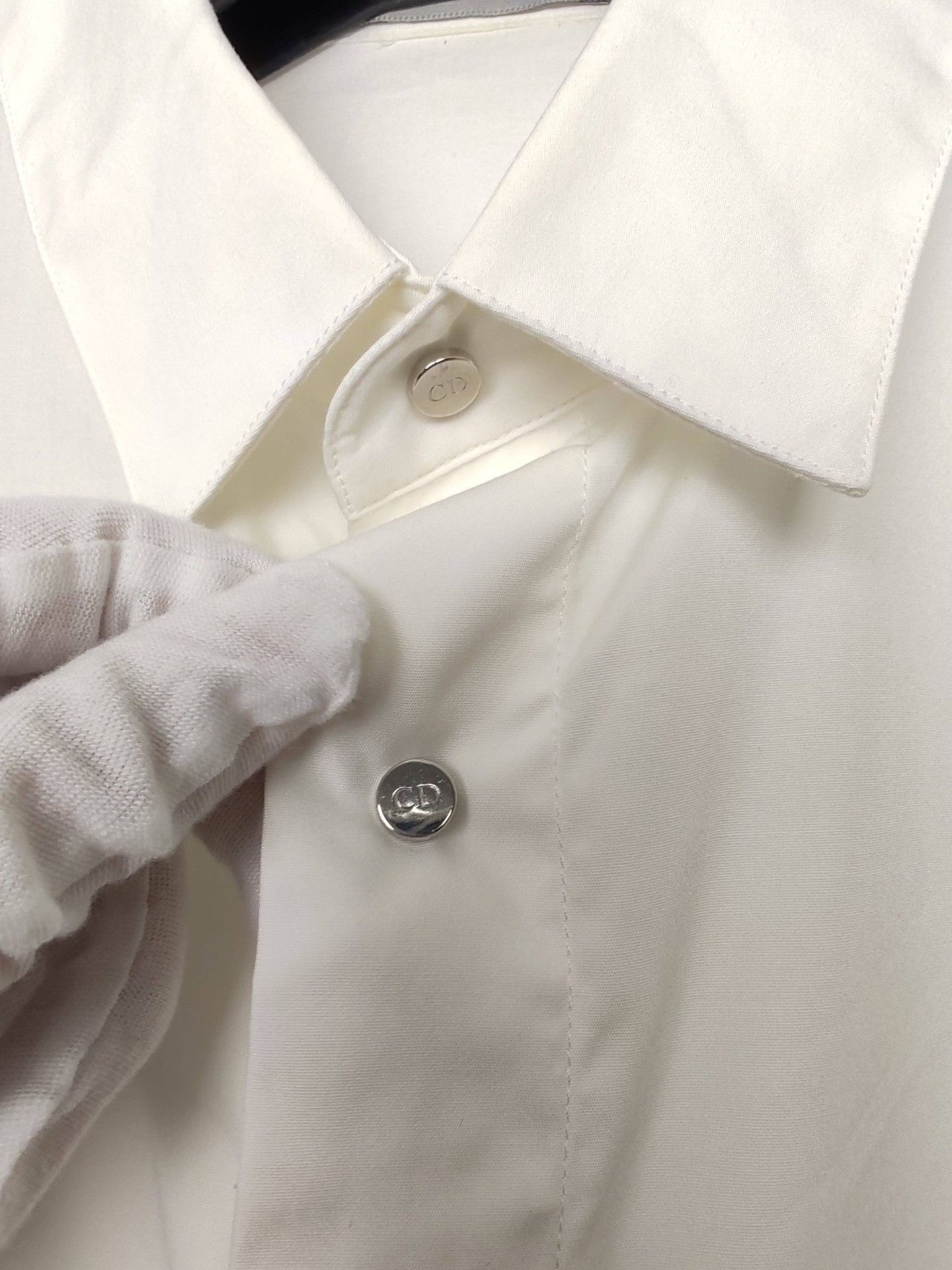 Dior Dior White Button Up Shirt Size M Size US M / EU 48-50 / 2 - 5 Thumbnail
