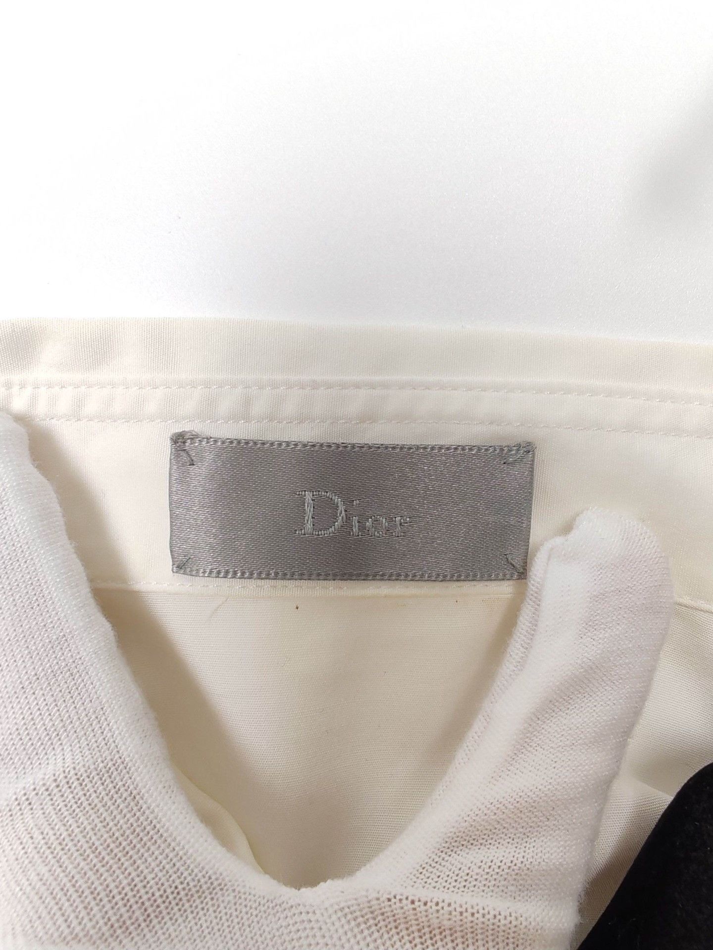 Dior Dior White Button Up Shirt Size M Size US M / EU 48-50 / 2 - 4 Thumbnail
