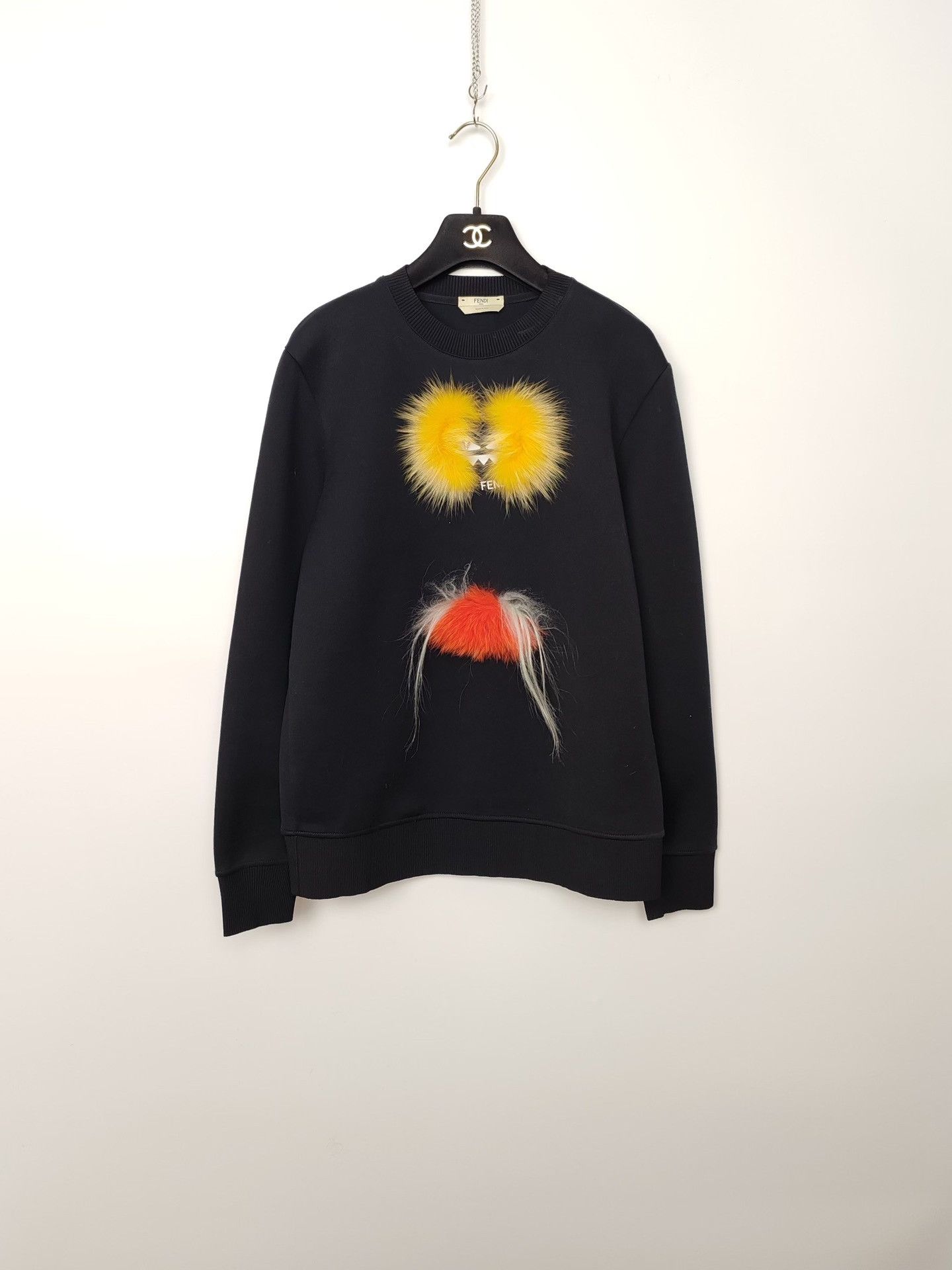 Fendi Fendi Monster Fur Sweatshirt Size 40 Size S / US 4 / IT 40 - 2 Thumbnail