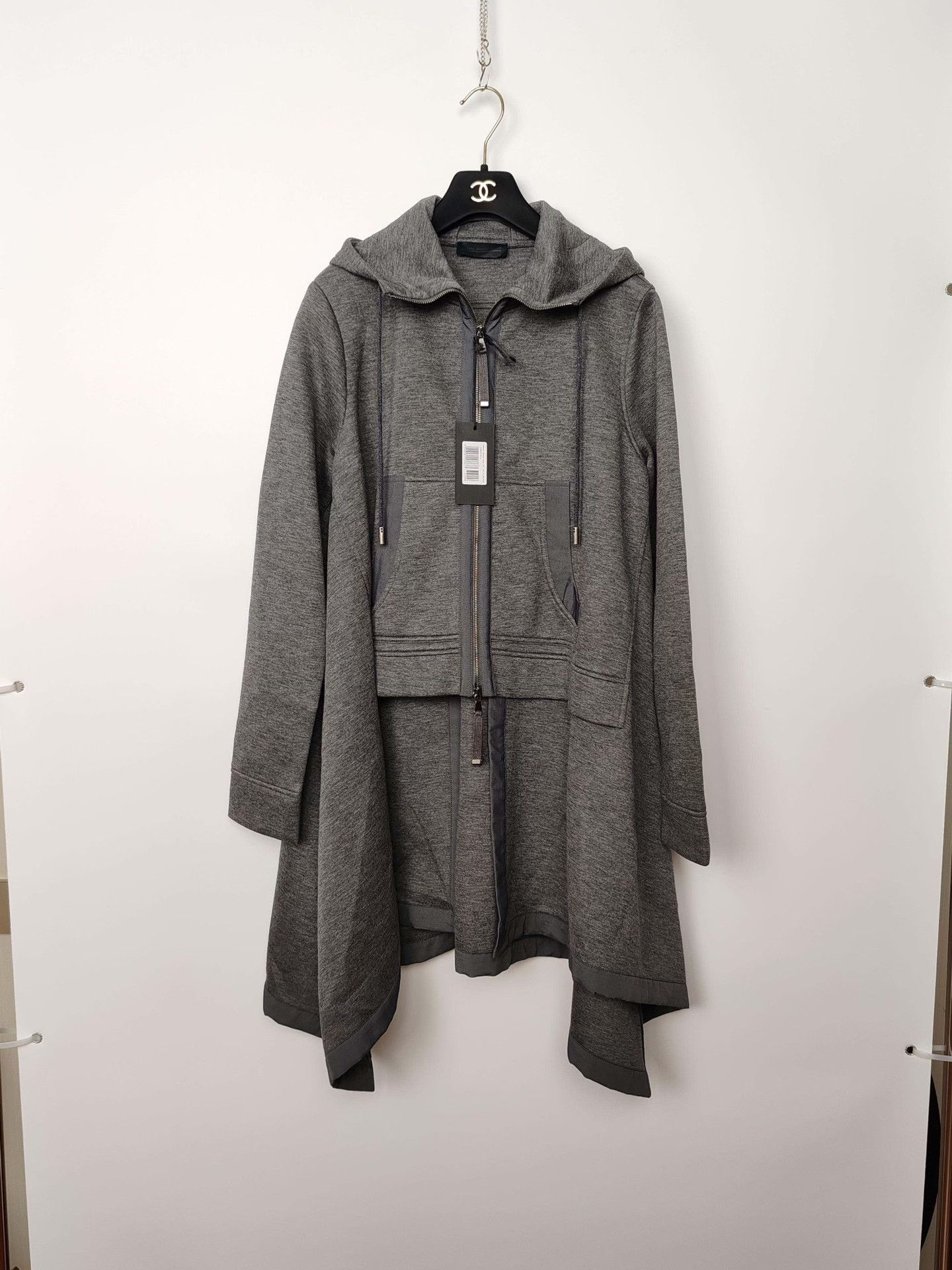 Diesel Black Gold Diesel Black Gold Hooded Viscose Hoodie XS Size XS / US 0-2 / IT 36-38 - 2 Thumbnail