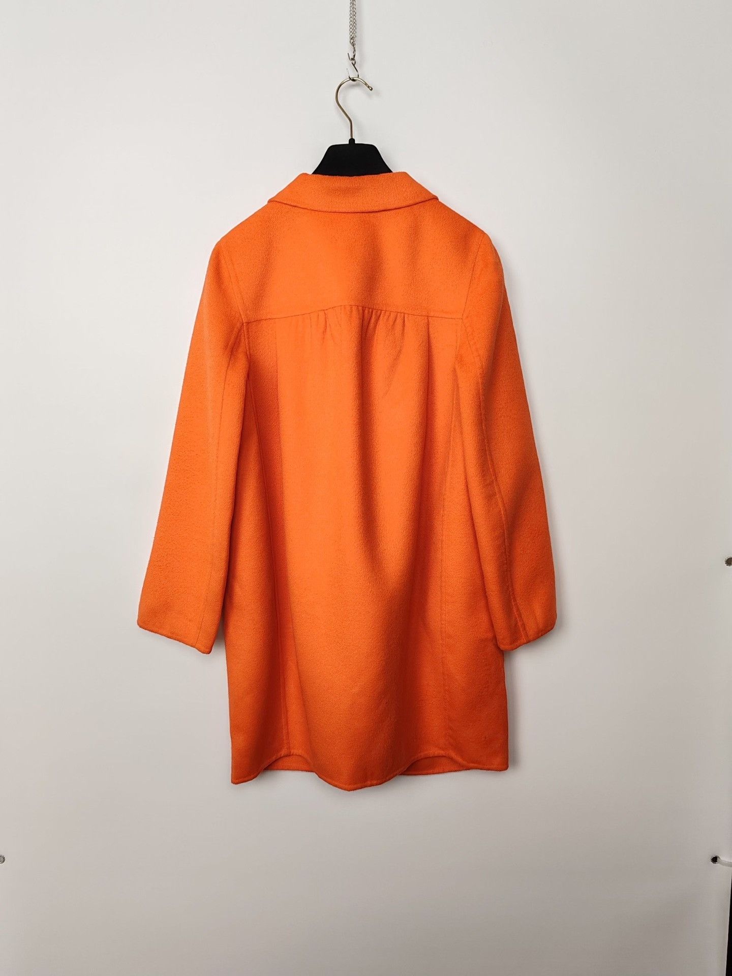 Prada Prada Orange Wool Coat Size 38 Size XS / US 0-2 / IT 36-38 - 3 Thumbnail