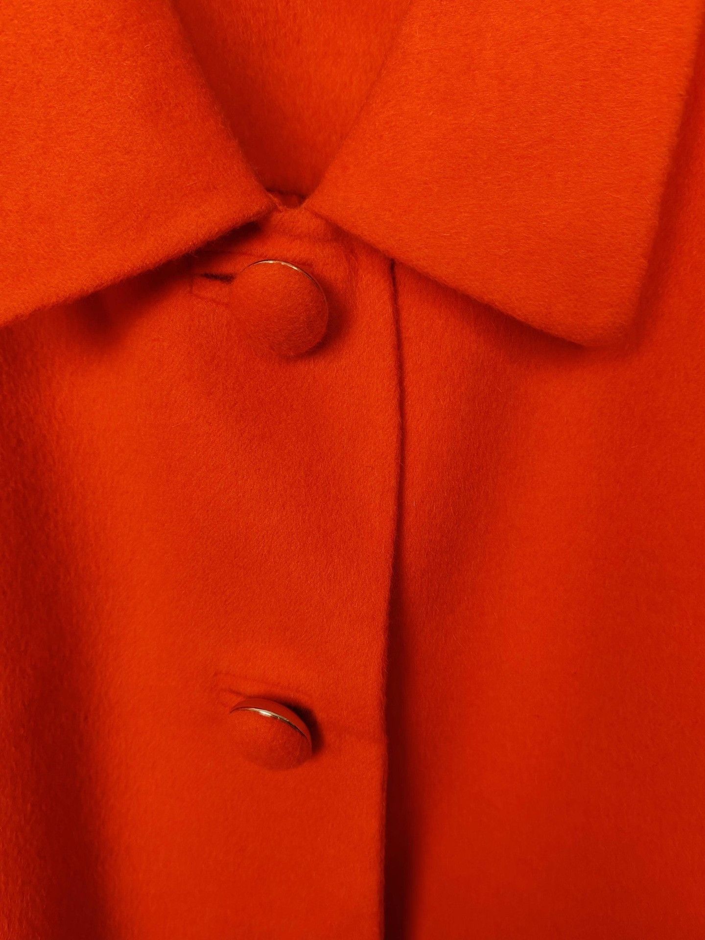 Prada Prada Orange Wool Coat Size 38 Size XS / US 0-2 / IT 36-38 - 6 Thumbnail