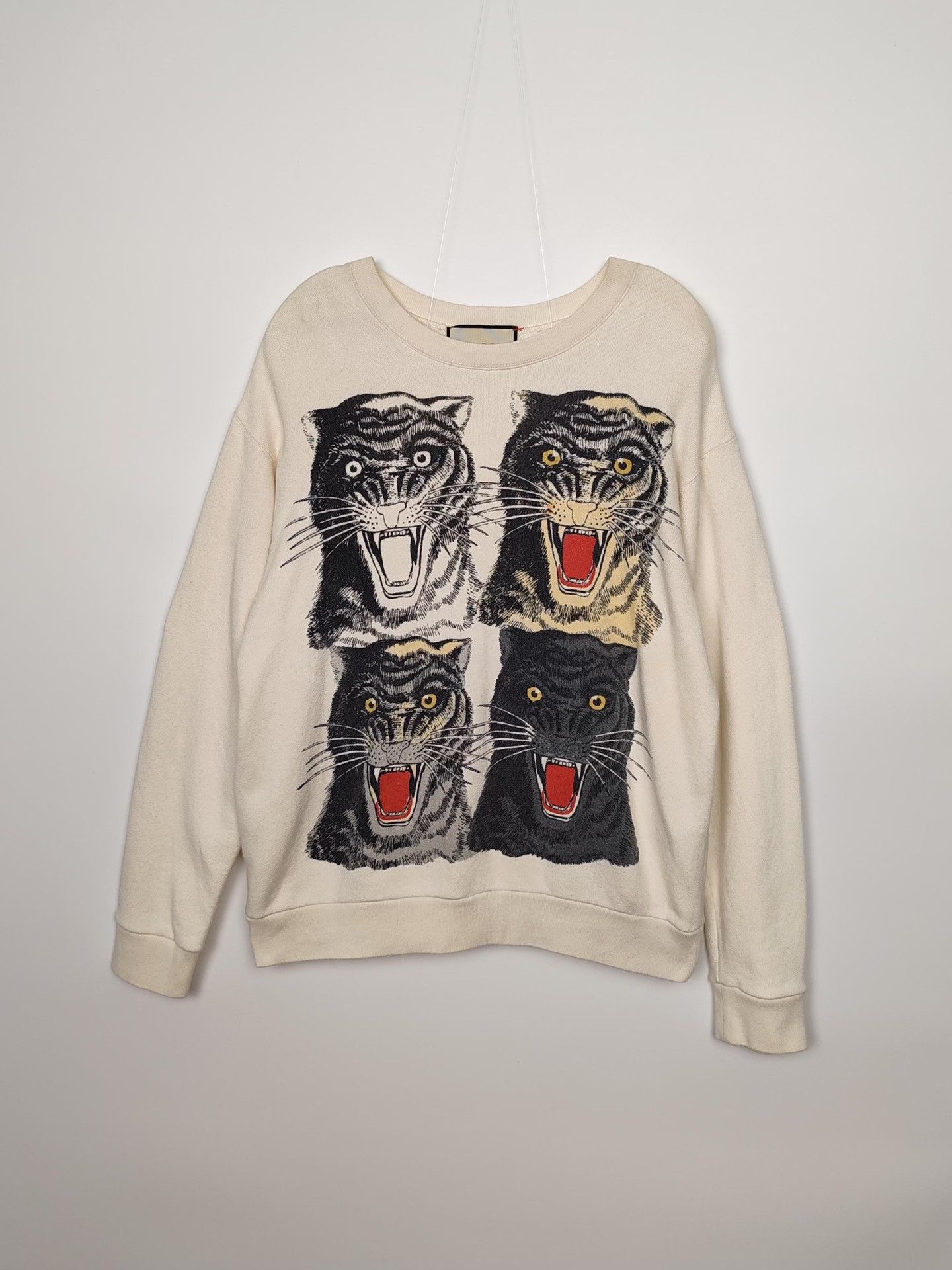 Gucci Gucci Tiger Print Sweatshirt Size S Size US S / EU 44-46 / 1 - 2 Thumbnail