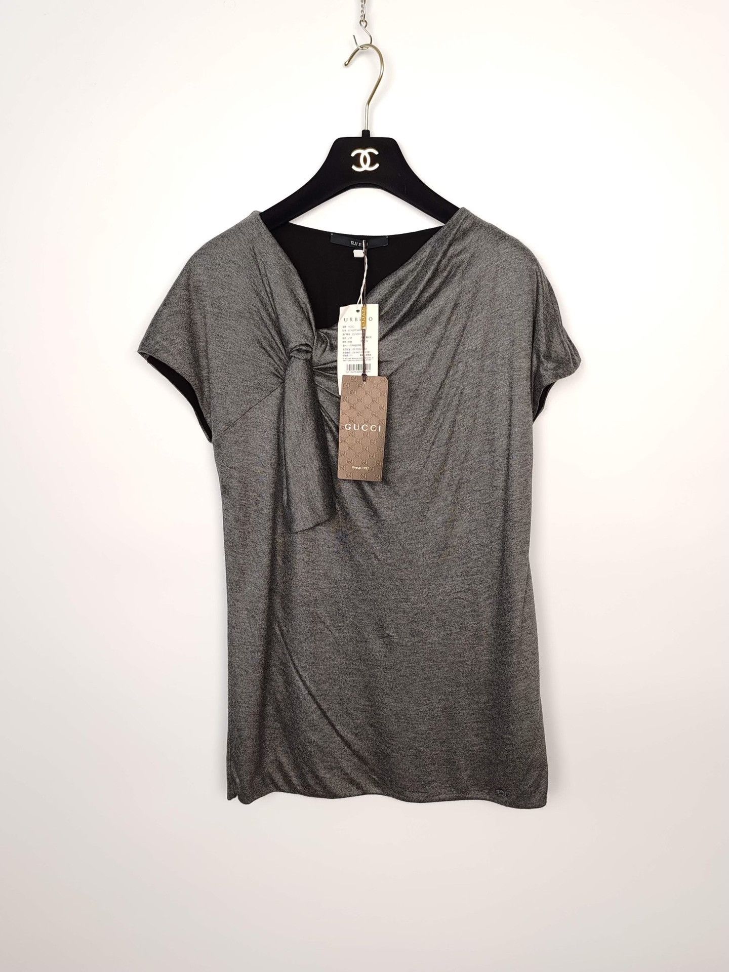 Gucci Gucci Metal Logo Short Sleeve Top Size M Size M / US 6-8 / IT 42-44 - 2 Thumbnail