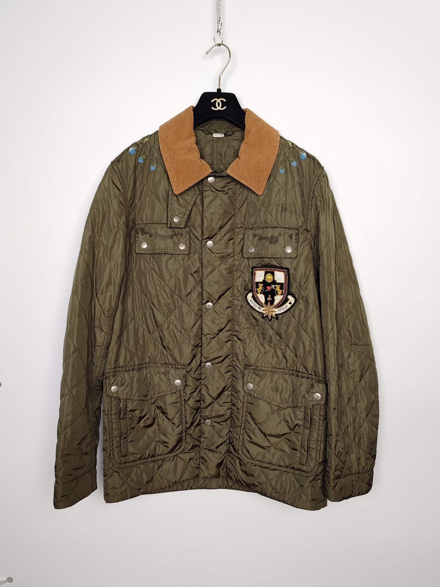 Gucci Gucci UFO Embroidered Quilted Jacket Size S Size US S / EU 44-46 / 1 - 2 Thumbnail
