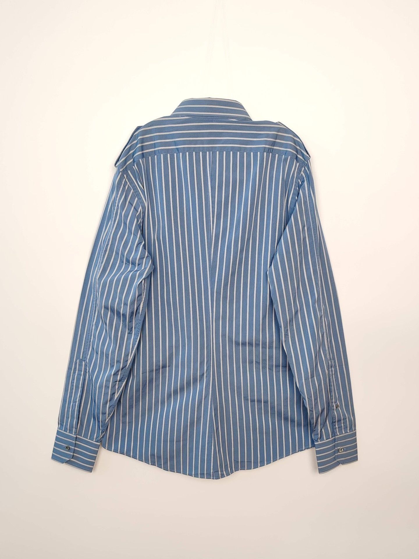 Gucci Gucci Striped Button Up Shirt Size M Size US M / EU 48-50 / 2 - 3 Thumbnail