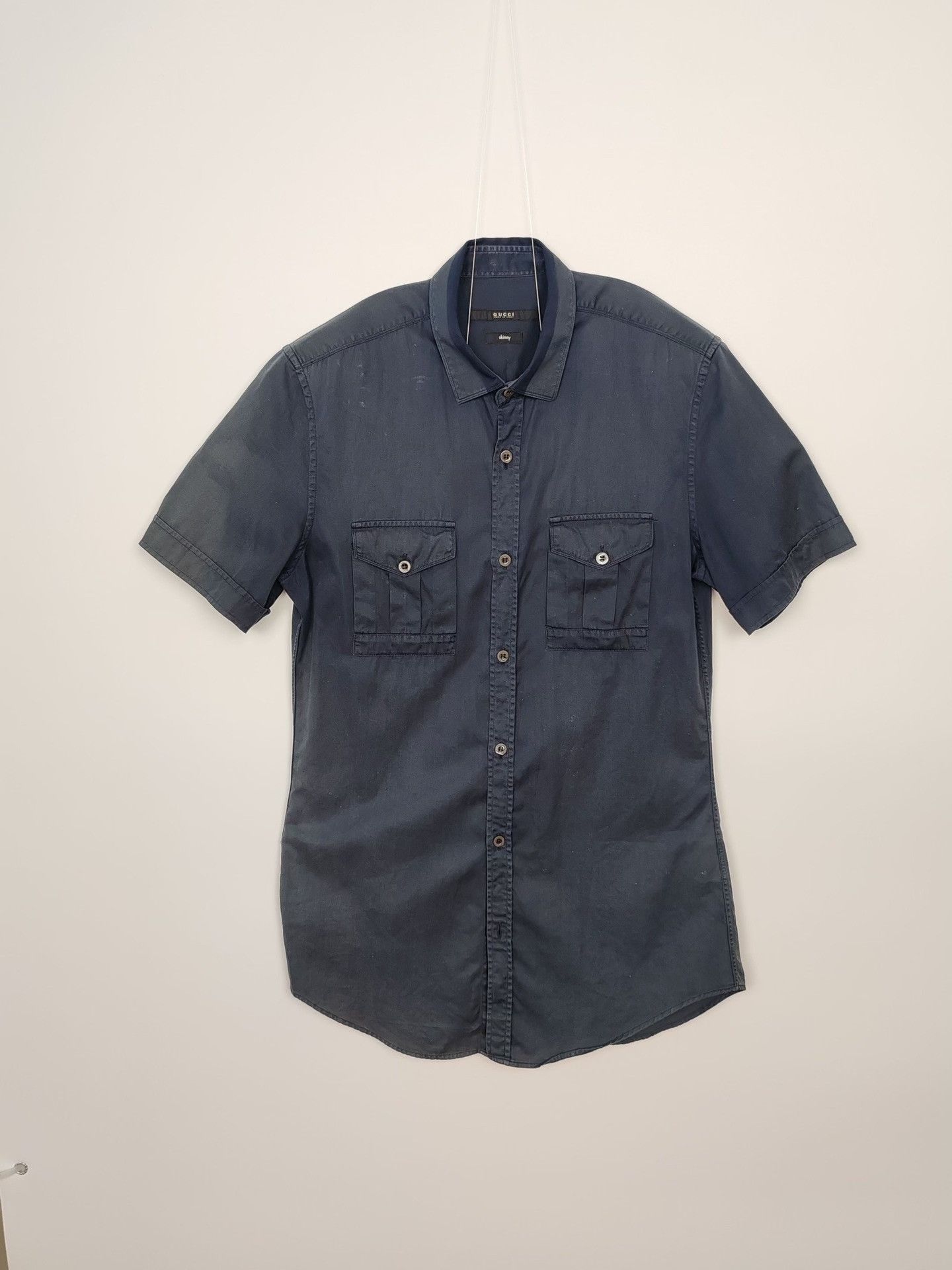 Gucci Gucci Chest Pocket Button Up Shirt US S Size US S / EU 44-46 / 1 - 2 Thumbnail