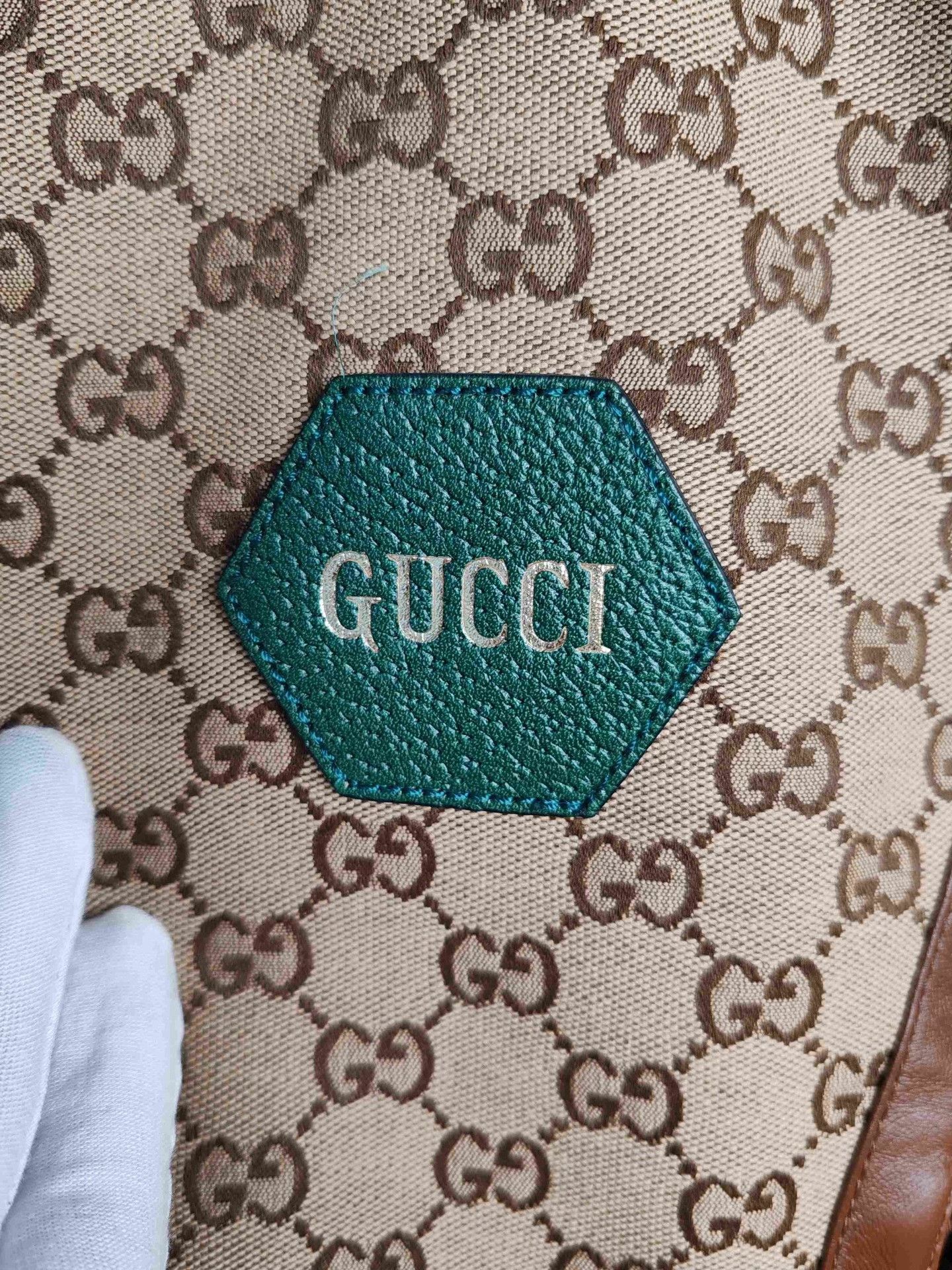 Gucci Gucci Monogram Leather Trim Jacket Size S Size US S / EU 44-46 / 1 - 6 Thumbnail