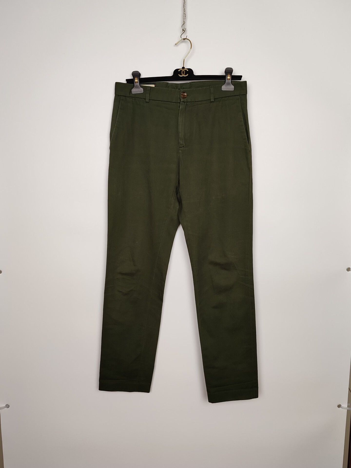 Gucci Gucci Embroidered Logo Casual Pants Size 28 Size US 28 / EU 44 - 2 Thumbnail
