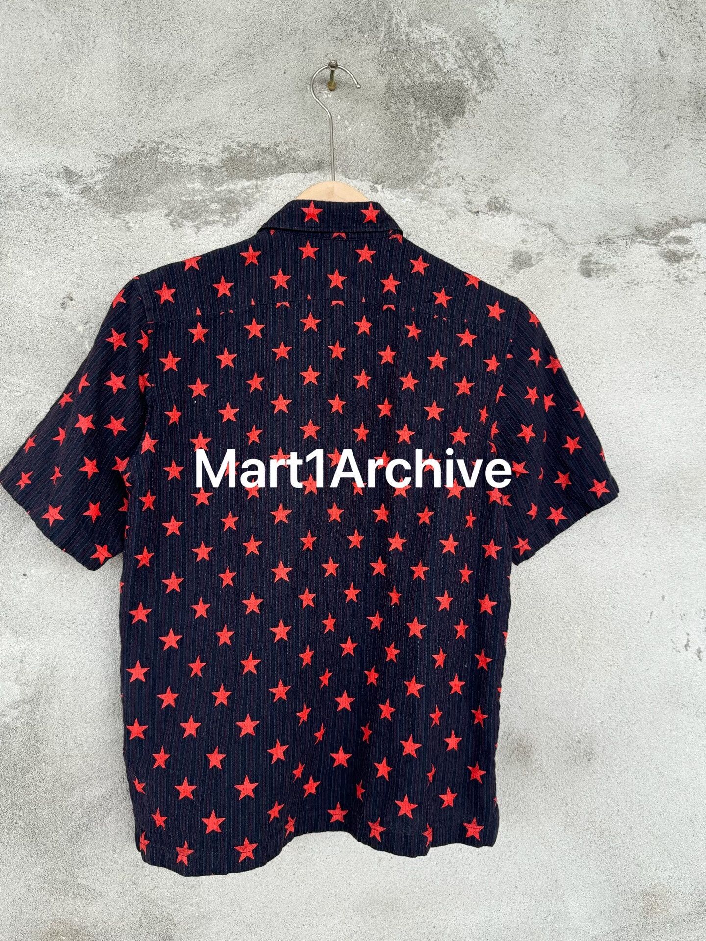 Junya Watanabe Junya Watanabe MAN Star Print Button Up Shirt Size M Size US M / EU 48-50 / 2 - 3 Thumbnail