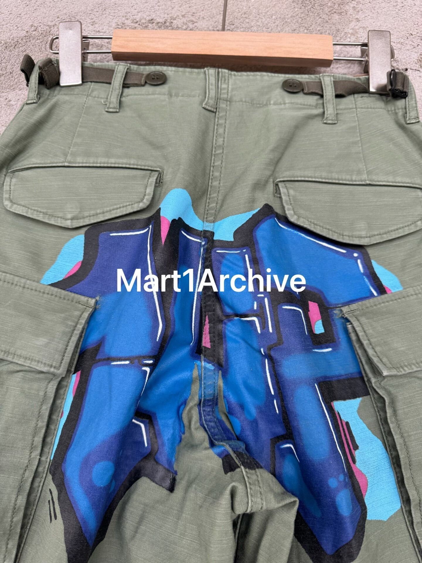 Junya Watanabe Junya Watanabe Comme des Garçons Studded Cargo Pants XS Size US 28 / EU 44 - 6 Thumbnail