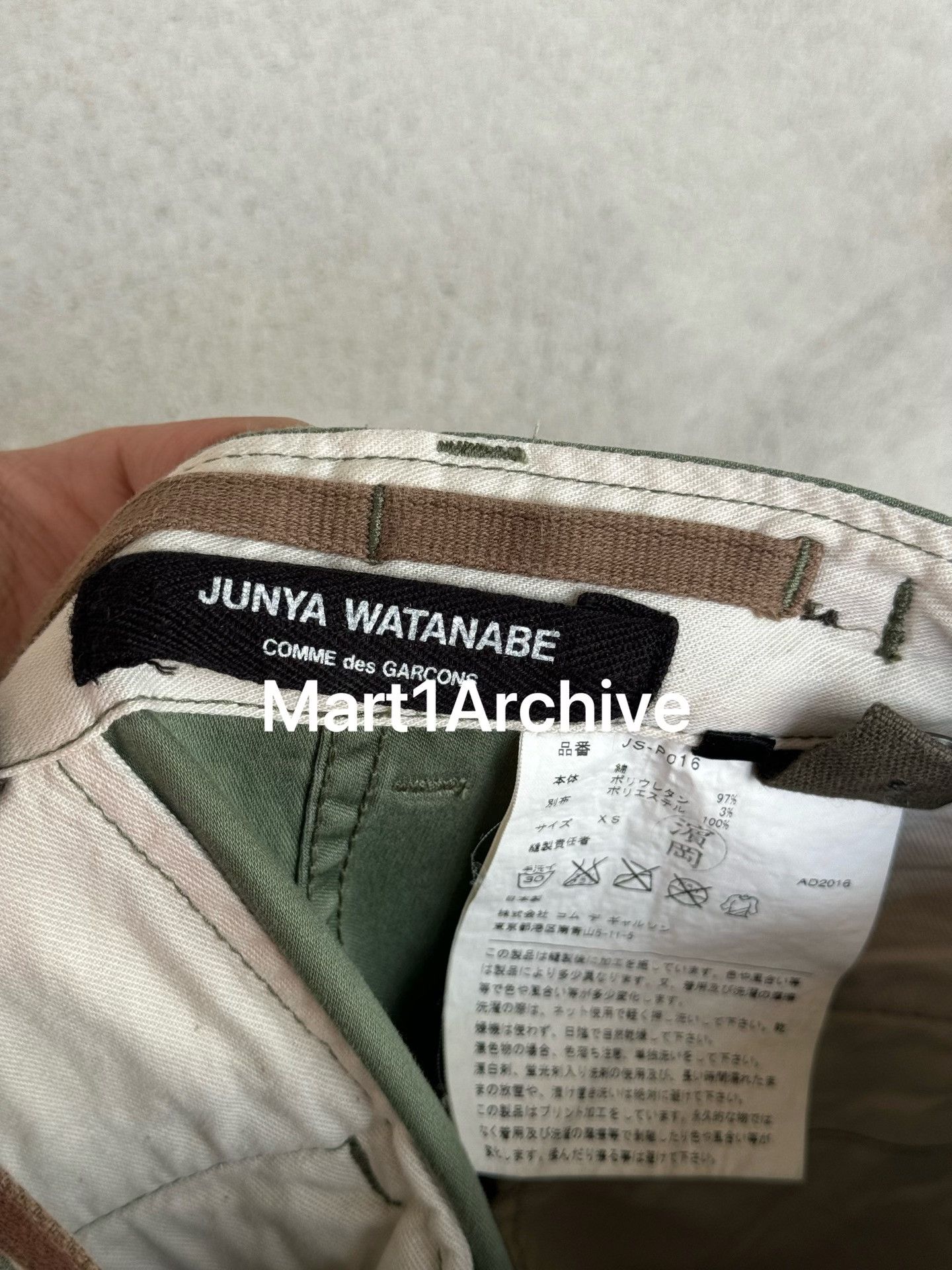 Junya Watanabe Junya Watanabe Comme des Garçons Studded Cargo Pants XS Size US 28 / EU 44 - 7 Thumbnail