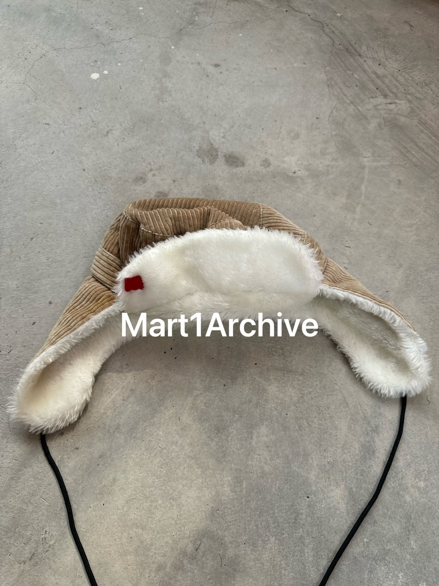 Walter Van Beirendonck W&LT Walter Van Beirendonck Corduroy Earflap Hat One Size Size ONE SIZE - 2 Thumbnail