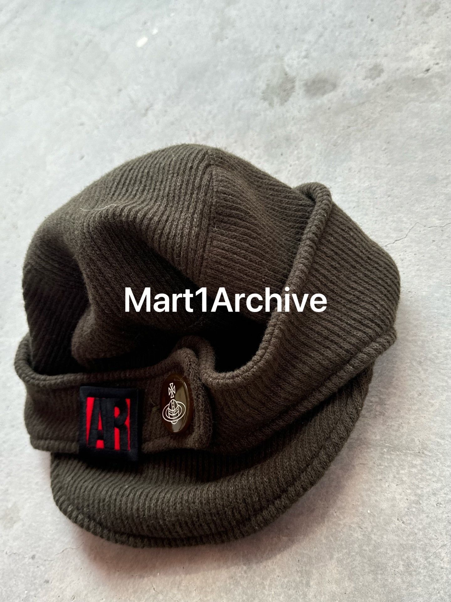 Vivienne Westwood Vivienne Westwood Orb Logo Knitted Hat One Size Size ONE SIZE - 3 Thumbnail
