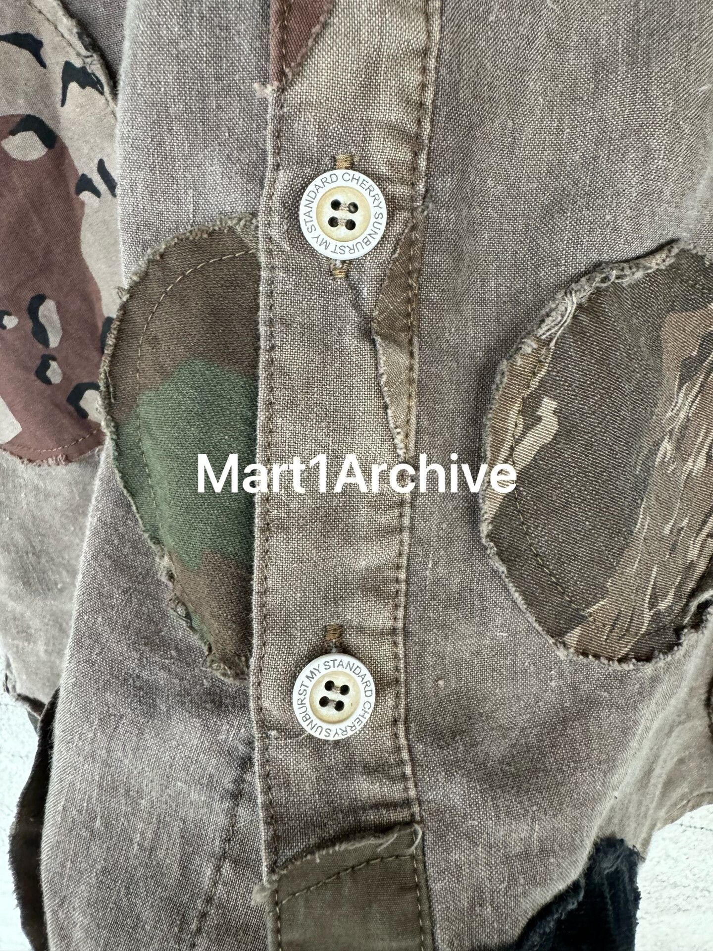 Cherry LA Cherry Sunburst Camo Patchwork Shirt Size 46 Size US S / EU 44-46 / 1 - 5 Thumbnail