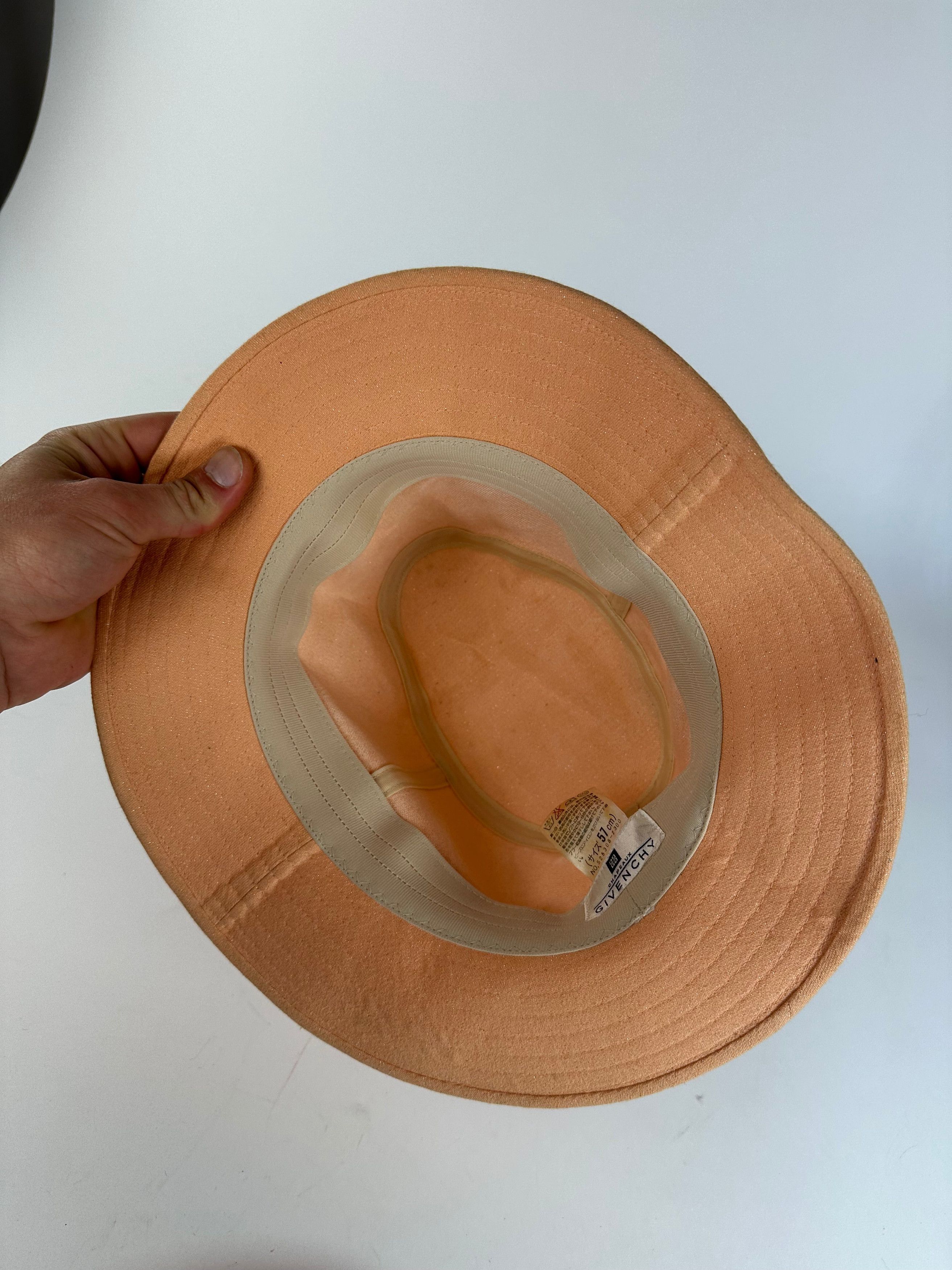 Givenchy Vintage Bucket Hat Cotton Peach Size ONE SIZE - 6 Thumbnail