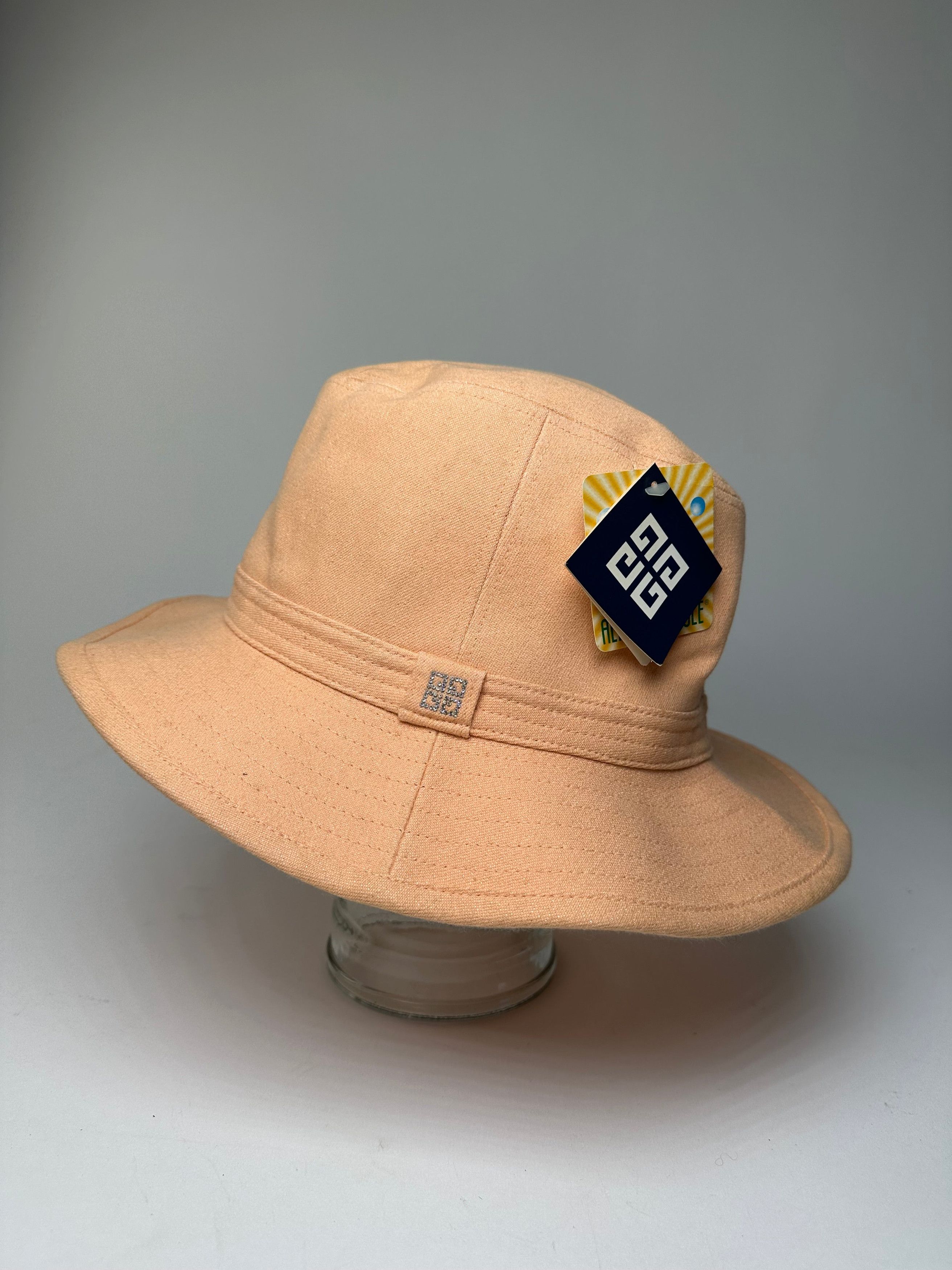 Givenchy Vintage Bucket Hat Cotton Peach Size ONE SIZE - 9 Thumbnail