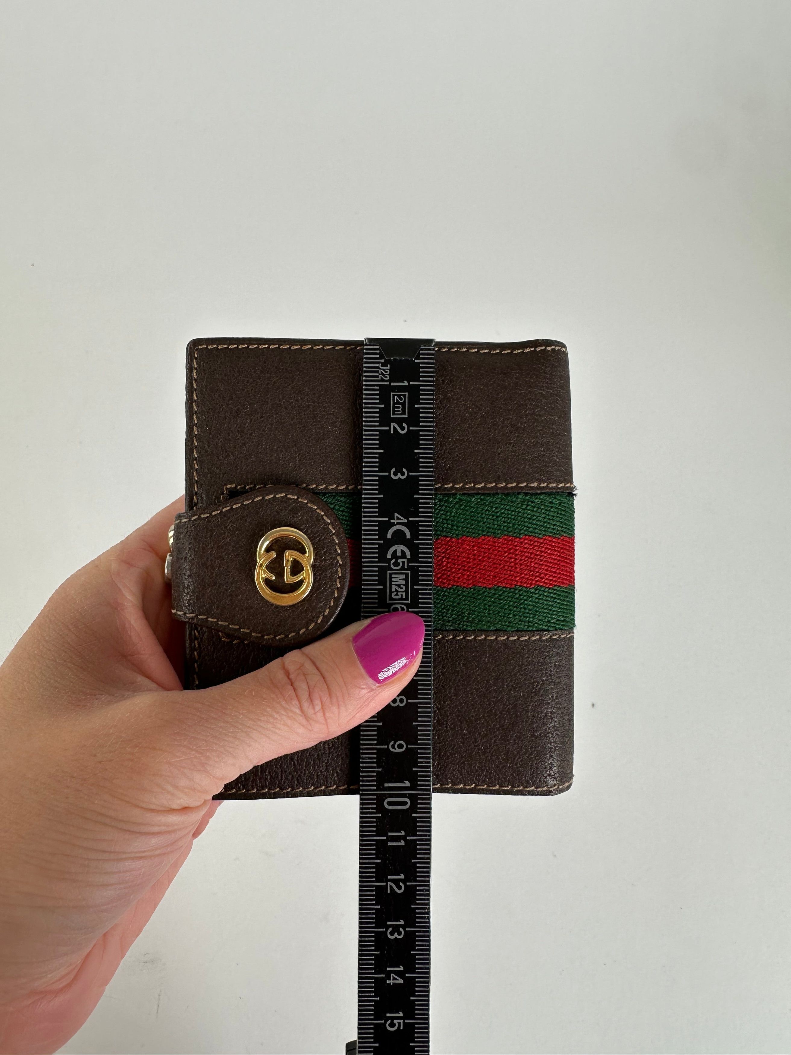 Gucci Vintage Bifold Wallet Brown Leather Size ONE SIZE - 10 Thumbnail