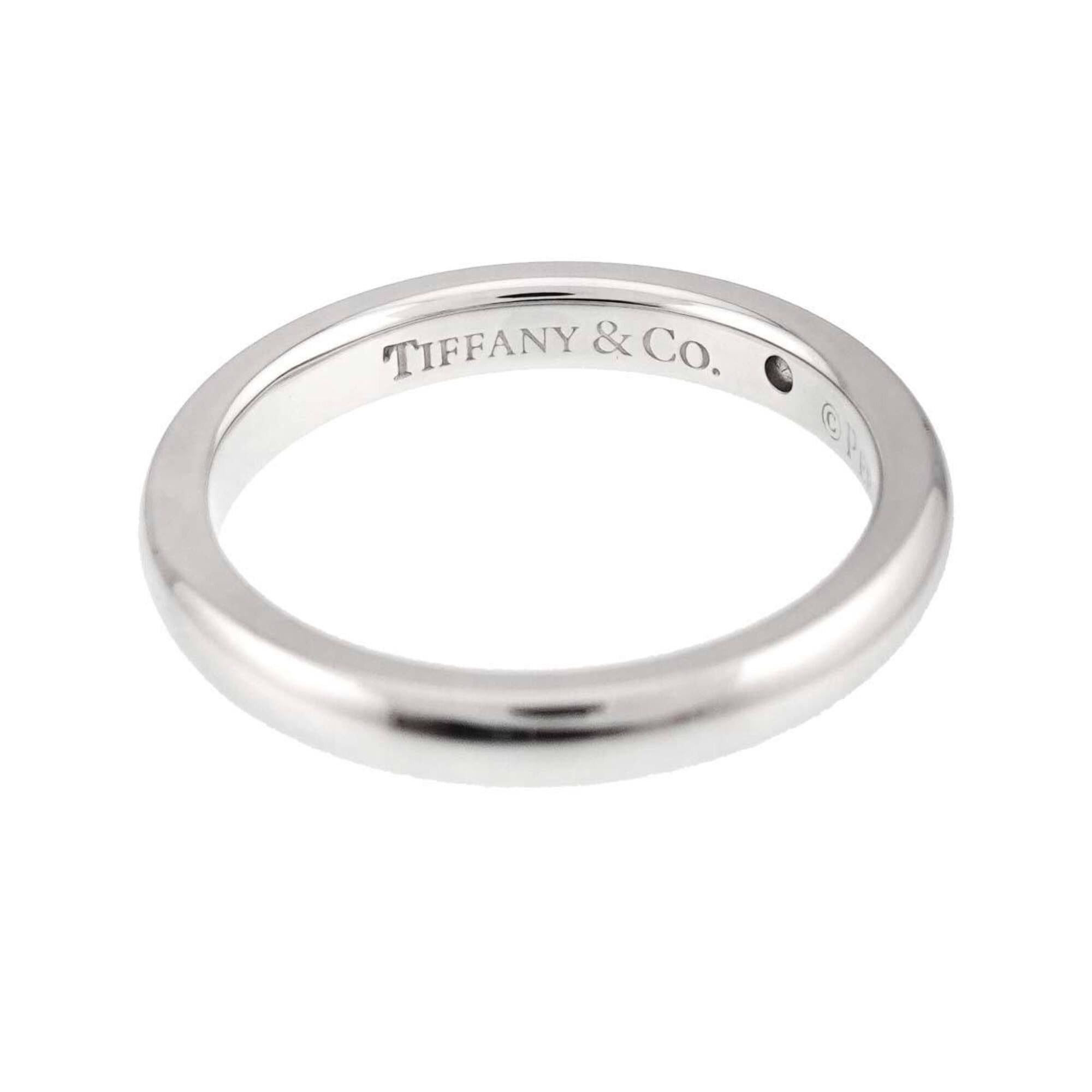 Tiffany & Co. Tiffany & Co. Stacking Band Ring with 1 Diamond, Platinum. Size ONE SIZE - 4 Thumbnail