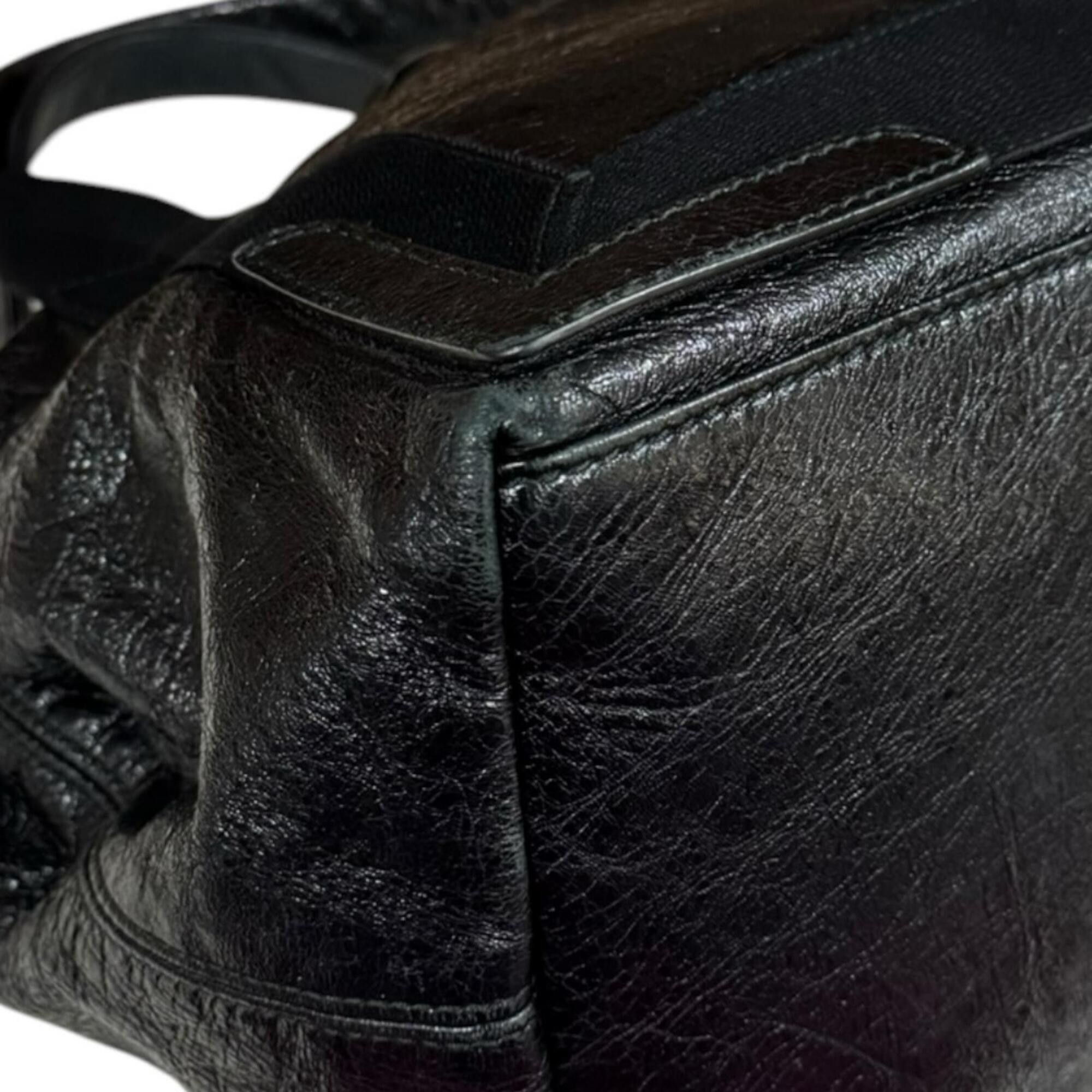 Balenciaga Balenciaga Navy Cabas S Tote Bag, Leather 542017 Black, Women's BALENCIAGA Size ONE SIZE - 13 Thumbnail