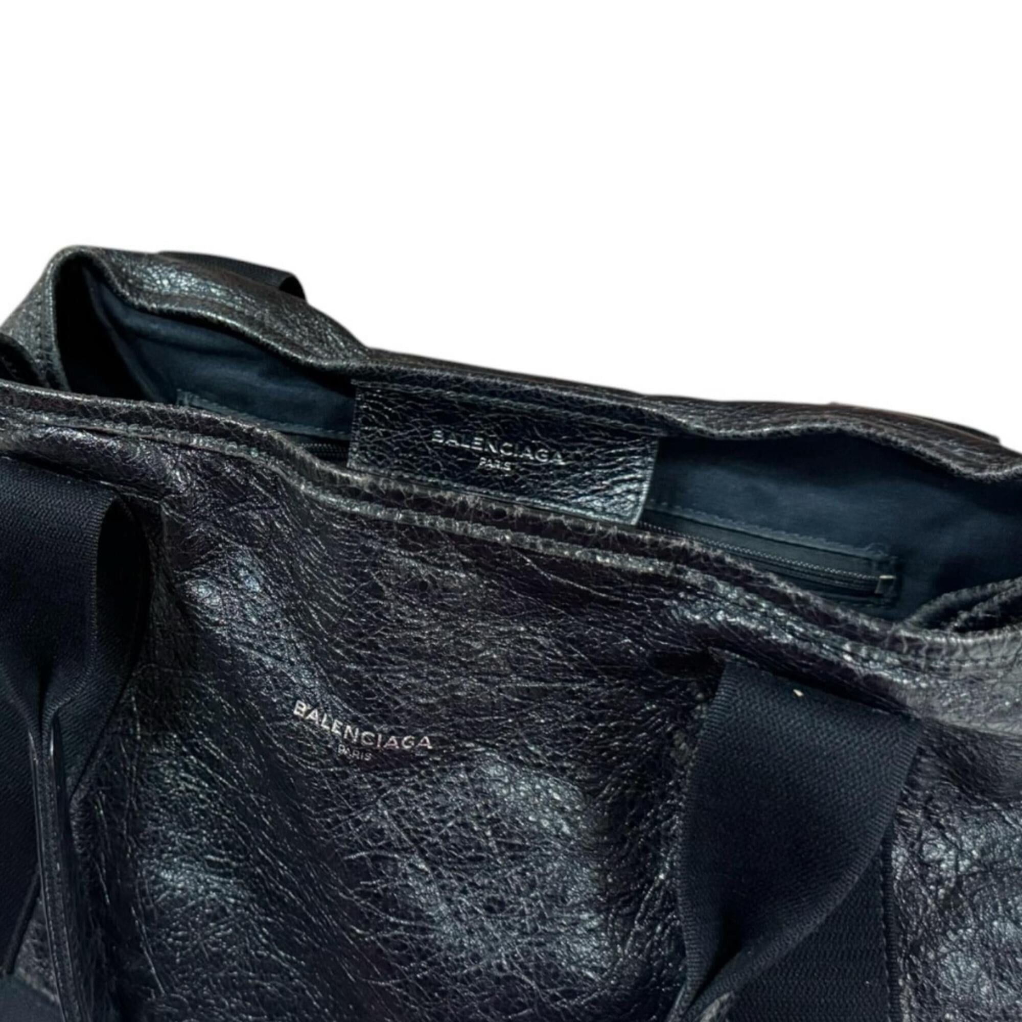 Balenciaga Balenciaga Navy Cabas S Tote Bag, Leather 542017 Black, Women's BALENCIAGA Size ONE SIZE - 9 Thumbnail