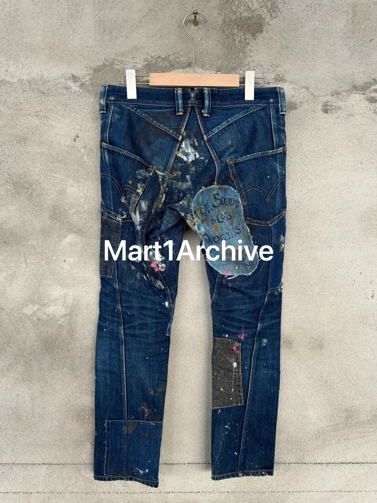 Junya Watanabe × Levi's Junya Watanabe x Levi's Patchwork Graffiti Jeans Size M Size US 32 / EU 48 - 3 Thumbnail