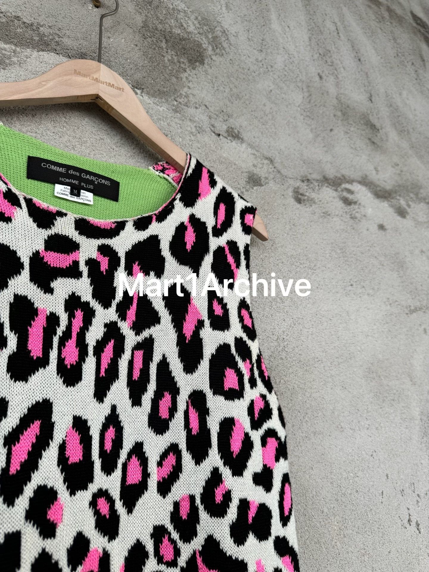 Comme des Garcons Comme des Garçons Homme Plus Leopard Tank Top Size M Size US M / EU 48-50 / 2 - 4 Thumbnail
