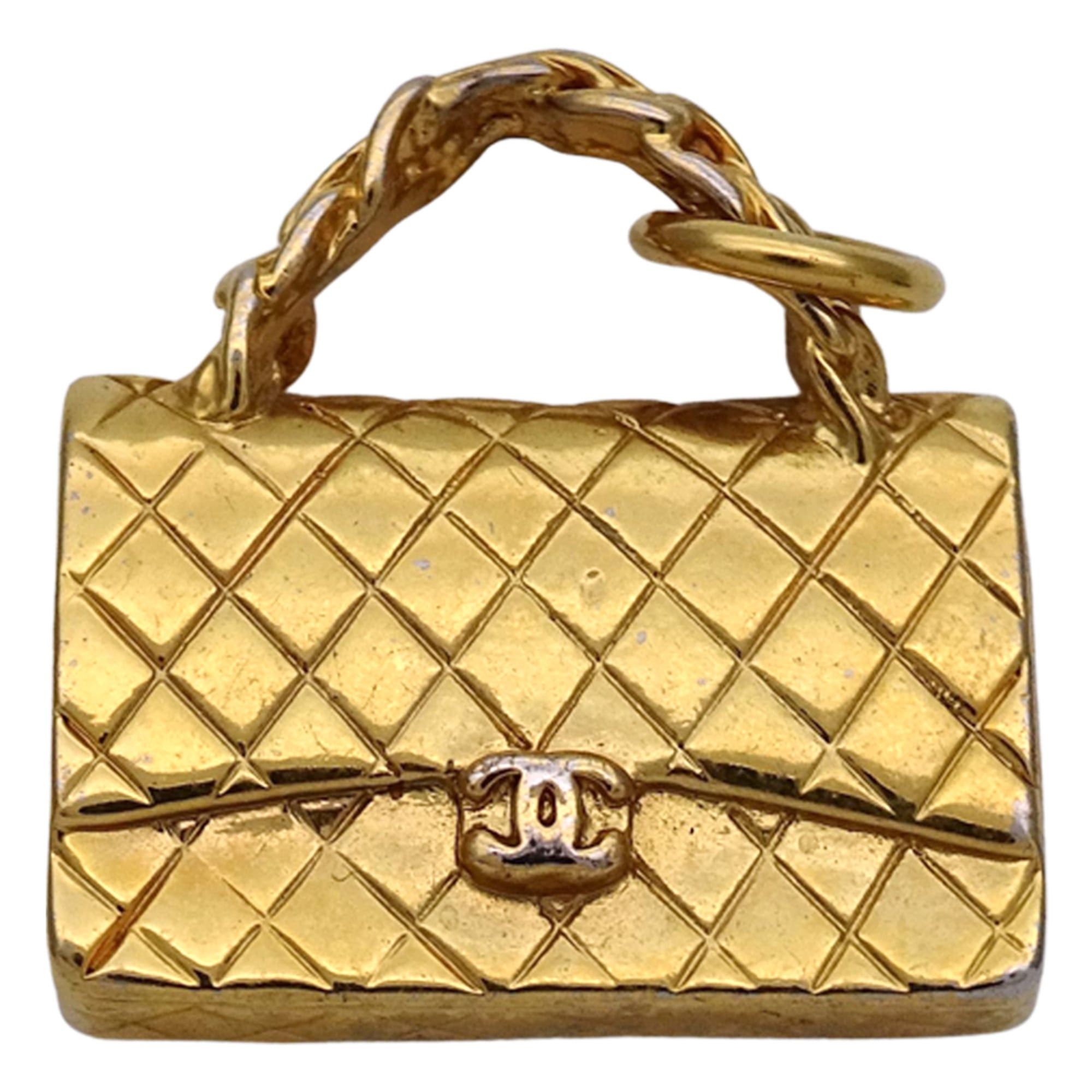 Chanel Chanel Matelassé Necklace for Women and Men, GP Gold, Handbag Motif, Long Size ONE SIZE - 9 Thumbnail