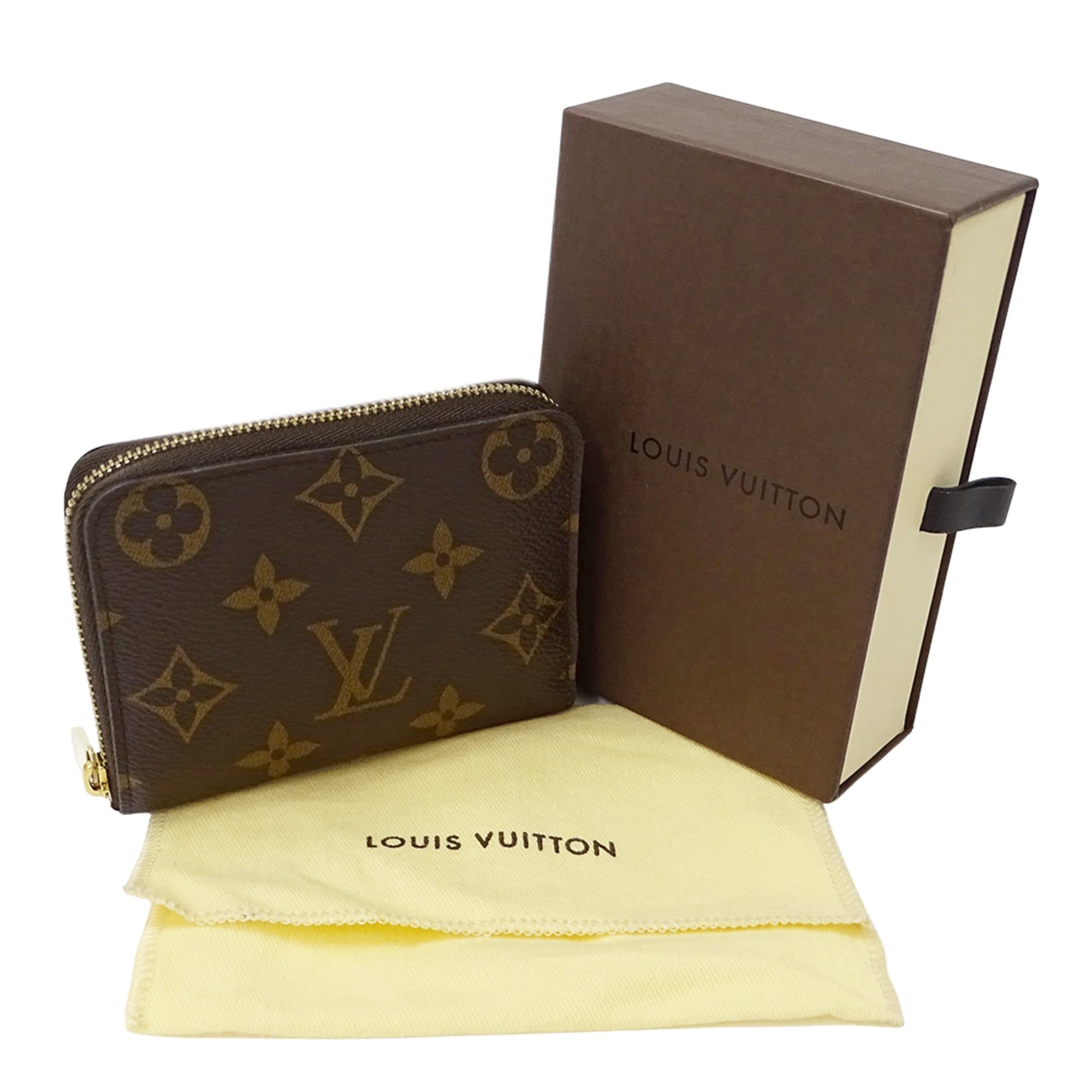 Louis Vuitton Louis Vuitton Monogram Wallet for Women and Men, Brand Wallet/Coin Purse, Zippy Coin Purse M60067 Brown, Round Zipper Size ONE SIZE - 6 Thumbnail