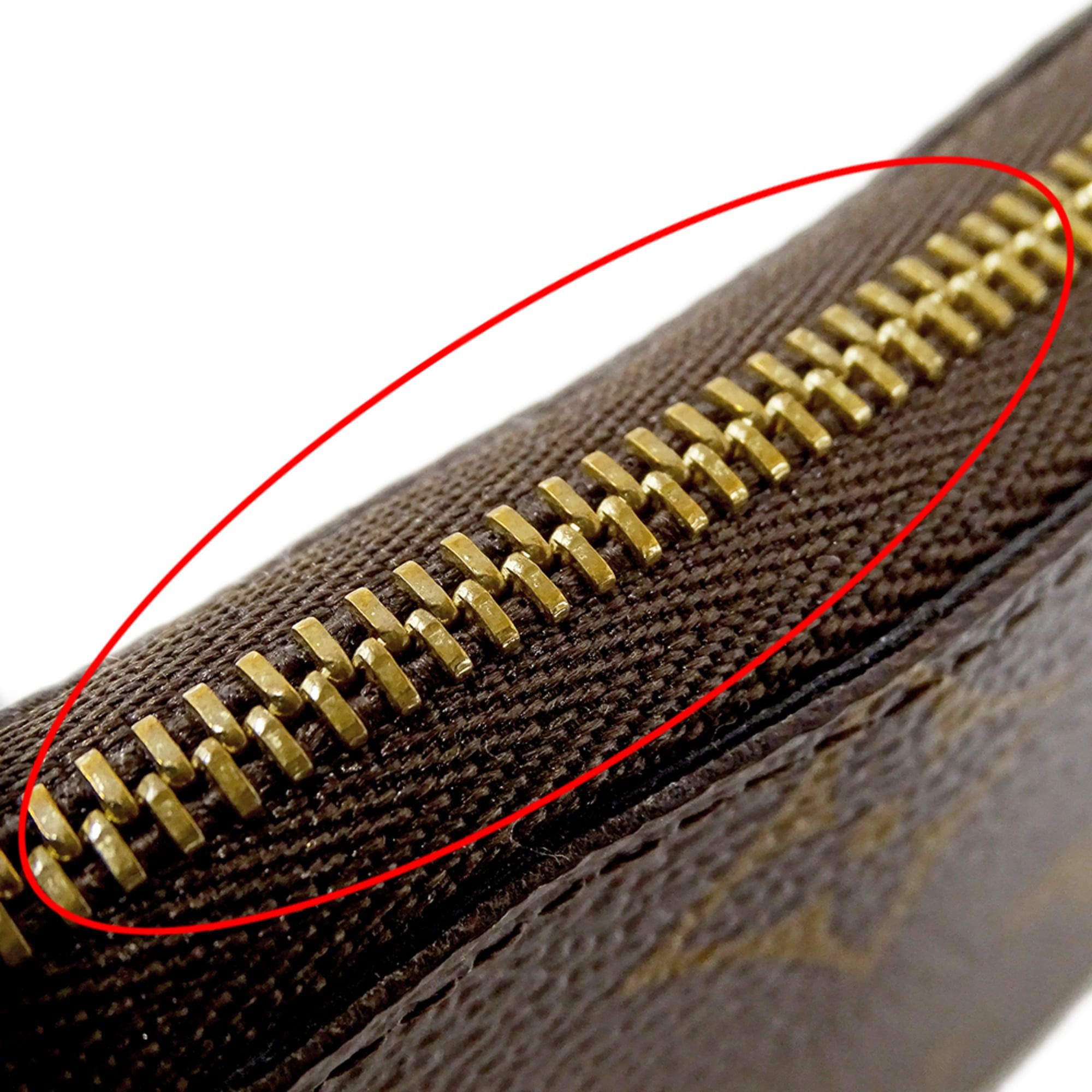 Louis Vuitton Louis Vuitton Monogram Wallet for Women and Men, Brand Wallet/Coin Purse, Zippy Coin Purse M60067 Brown, Round Zipper Size ONE SIZE - 13 Thumbnail