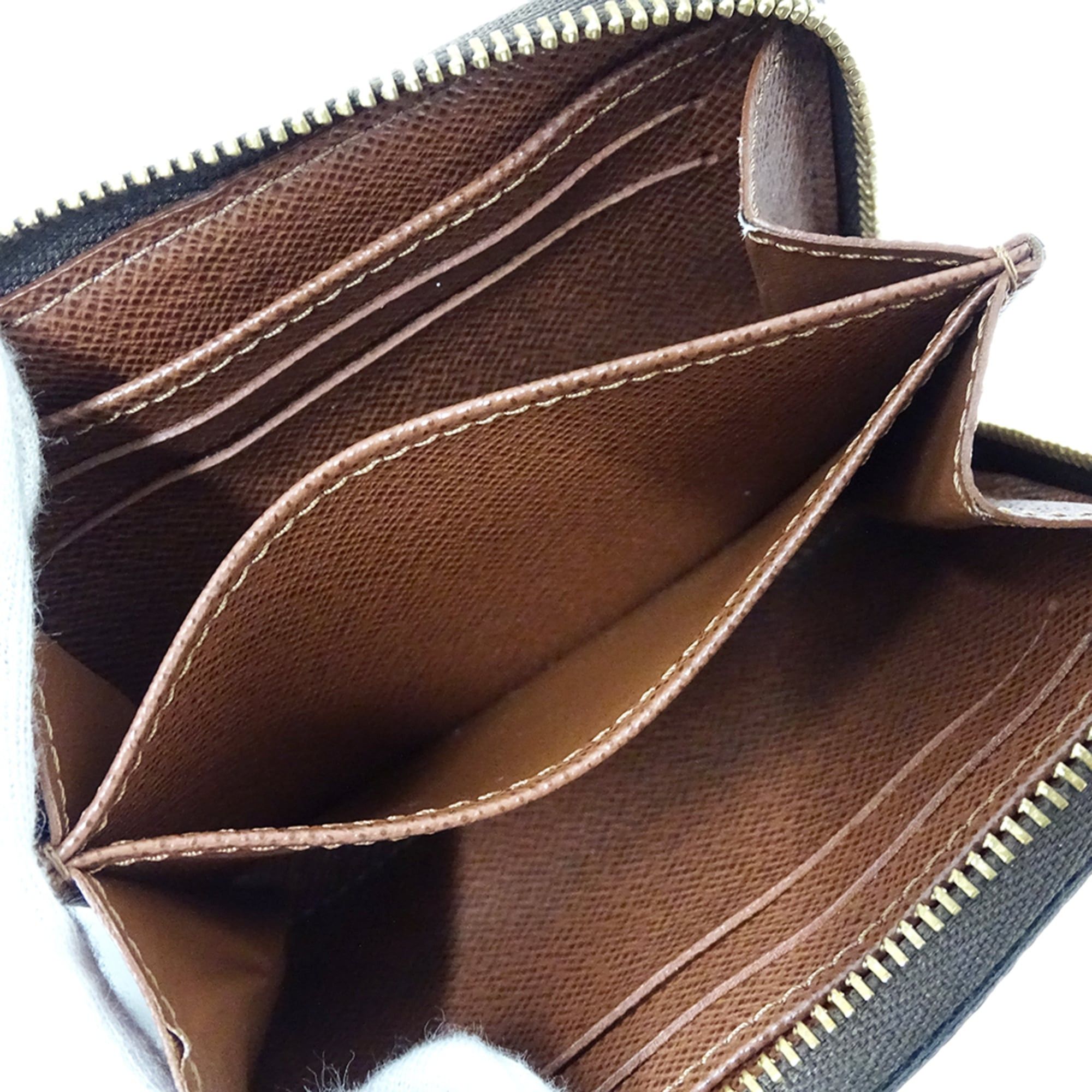Louis Vuitton Louis Vuitton Monogram Wallet for Women and Men, Brand Wallet/Coin Purse, Zippy Coin Purse M60067 Brown, Round Zipper Size ONE SIZE - 9 Thumbnail