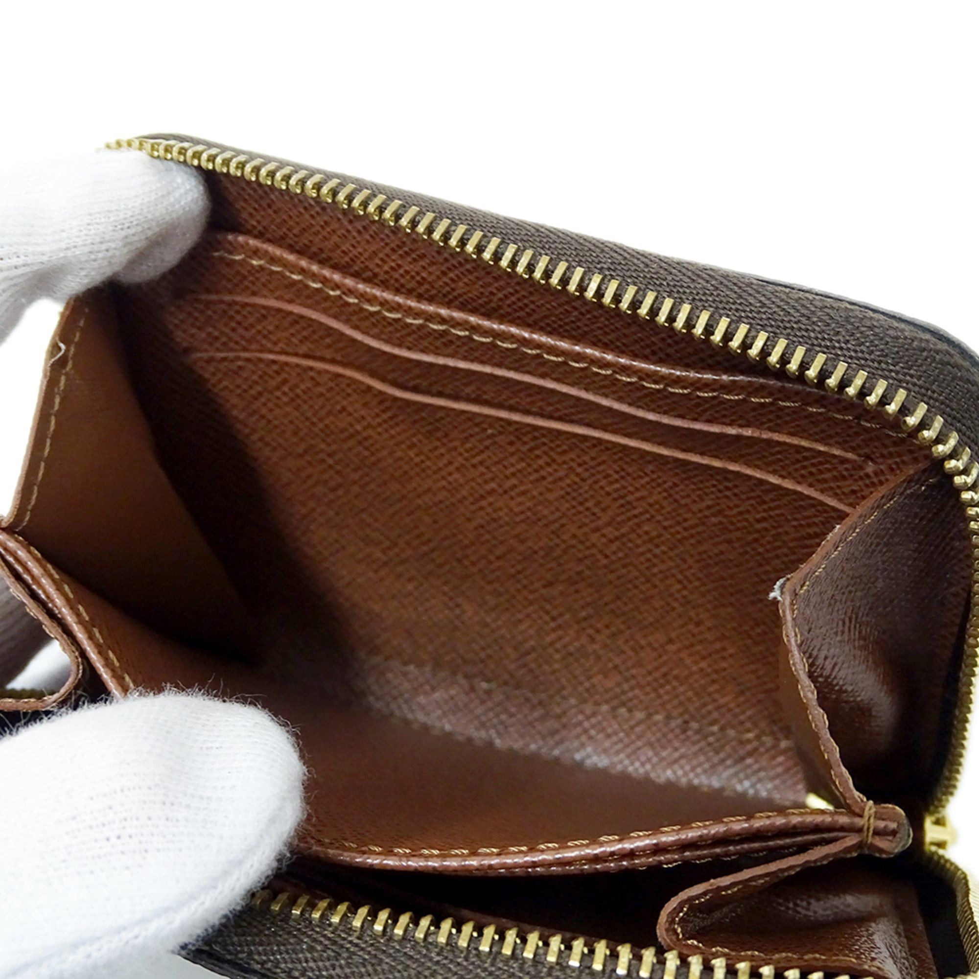 Louis Vuitton Louis Vuitton Monogram Wallet for Women and Men, Brand Wallet/Coin Purse, Zippy Coin Purse M60067 Brown, Round Zipper Size ONE SIZE - 7 Thumbnail