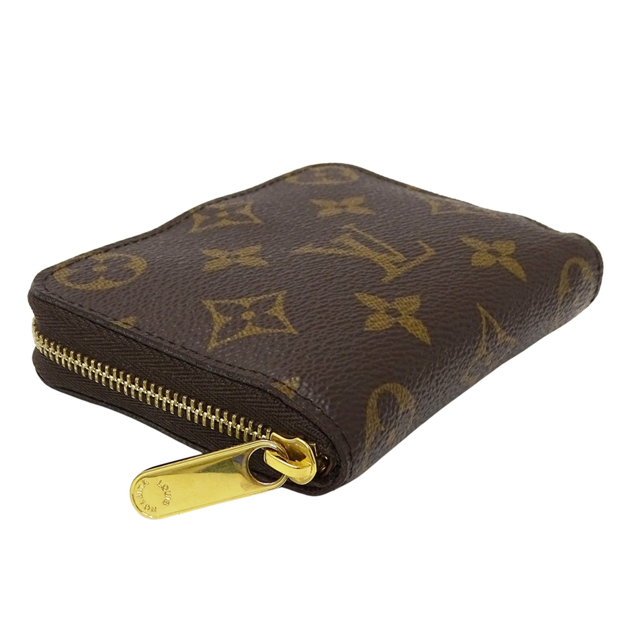 Louis Vuitton Louis Vuitton Monogram Wallet for Women and Men, Brand Wallet/Coin Purse, Zippy Coin Purse M60067 Brown, Round Zipper Size ONE SIZE - 3 Thumbnail