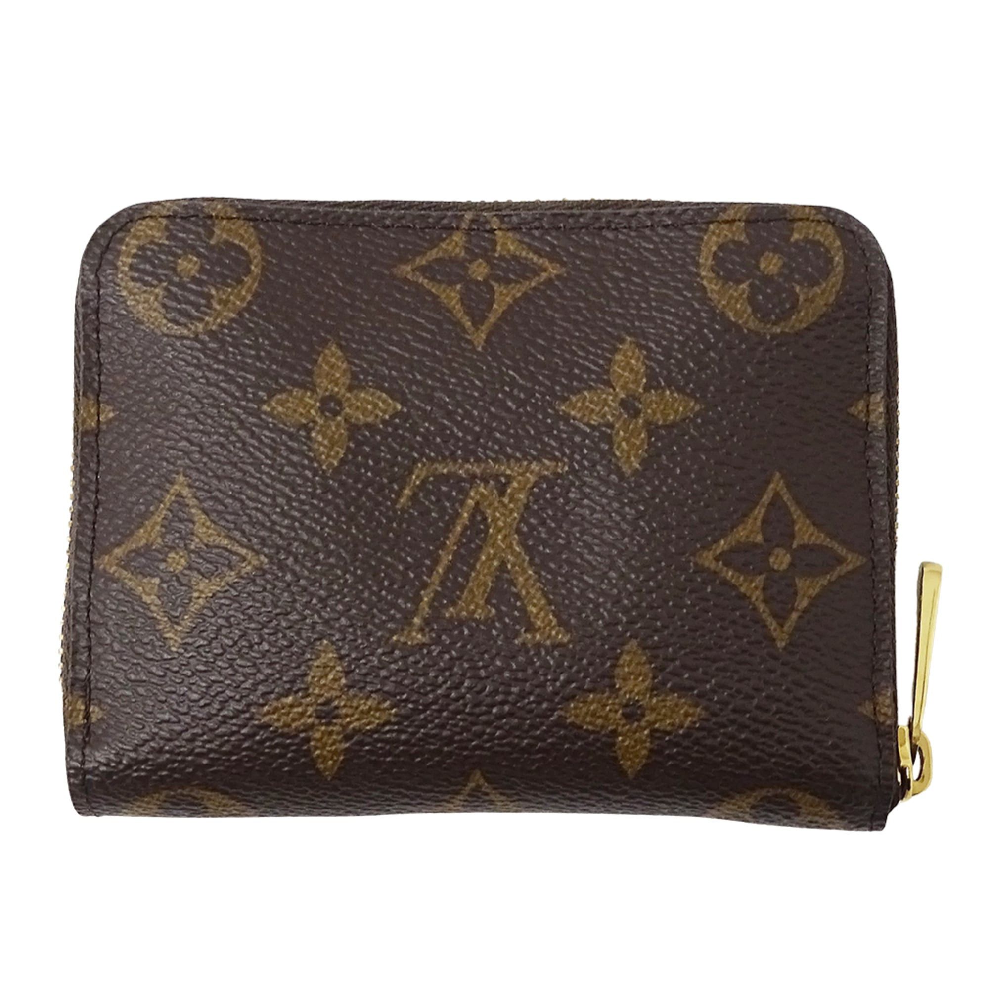 Louis Vuitton Louis Vuitton Monogram Wallet for Women and Men, Brand Wallet/Coin Purse, Zippy Coin Purse M60067 Brown, Round Zipper Size ONE SIZE - 2 Thumbnail