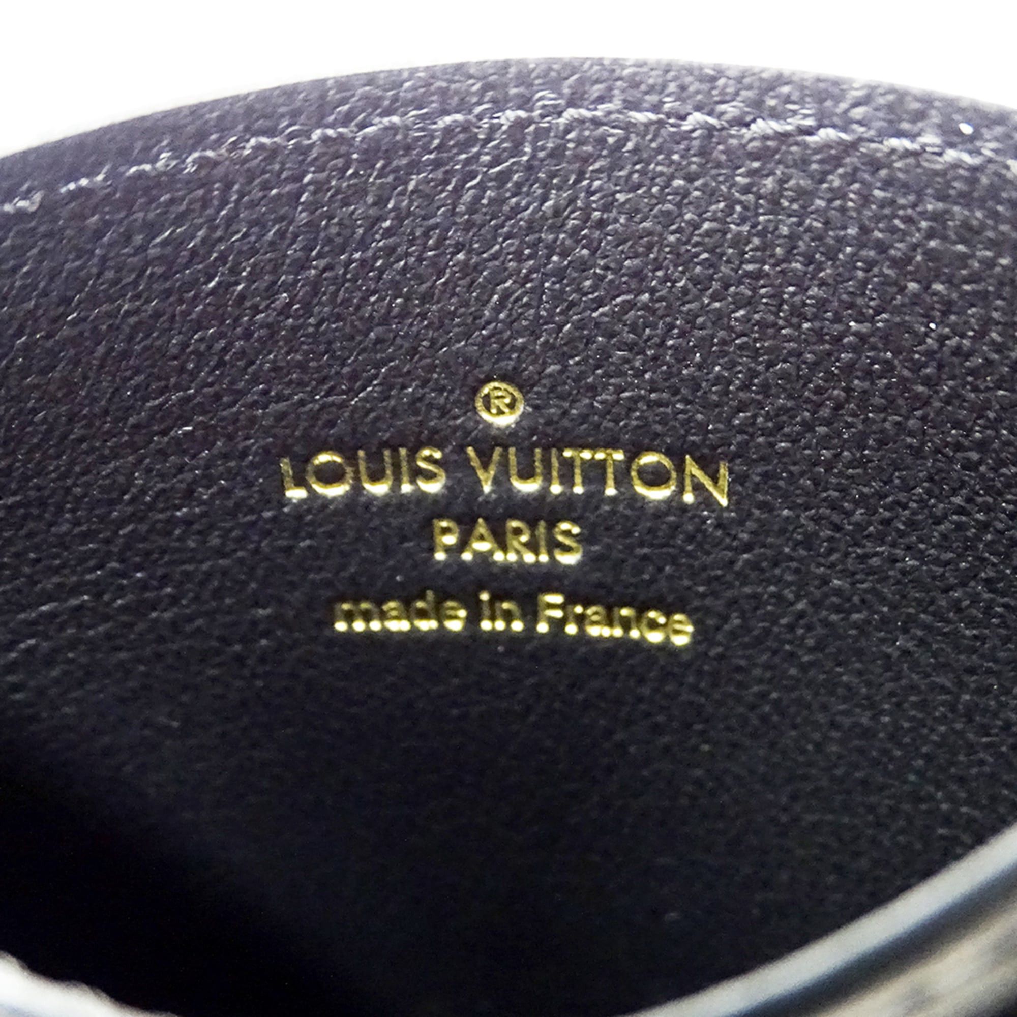 Louis Vuitton Louis Vuitton Business Card Holder/Card Case Monogram Women's Brand Portecarte Coussin Lambskin Leather Noir M82748 Black Size ONE SIZE - 5 Thumbnail