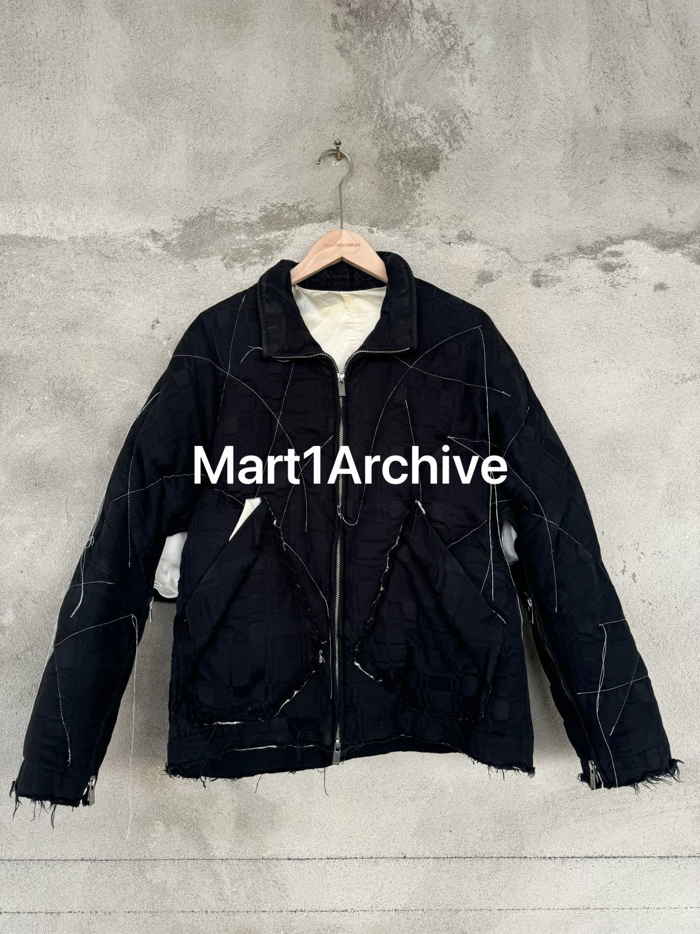 Sulvam Sulvam Contrast Stitching Jacket Size S Size US S / EU 44-46 / 1 - 2 Thumbnail
