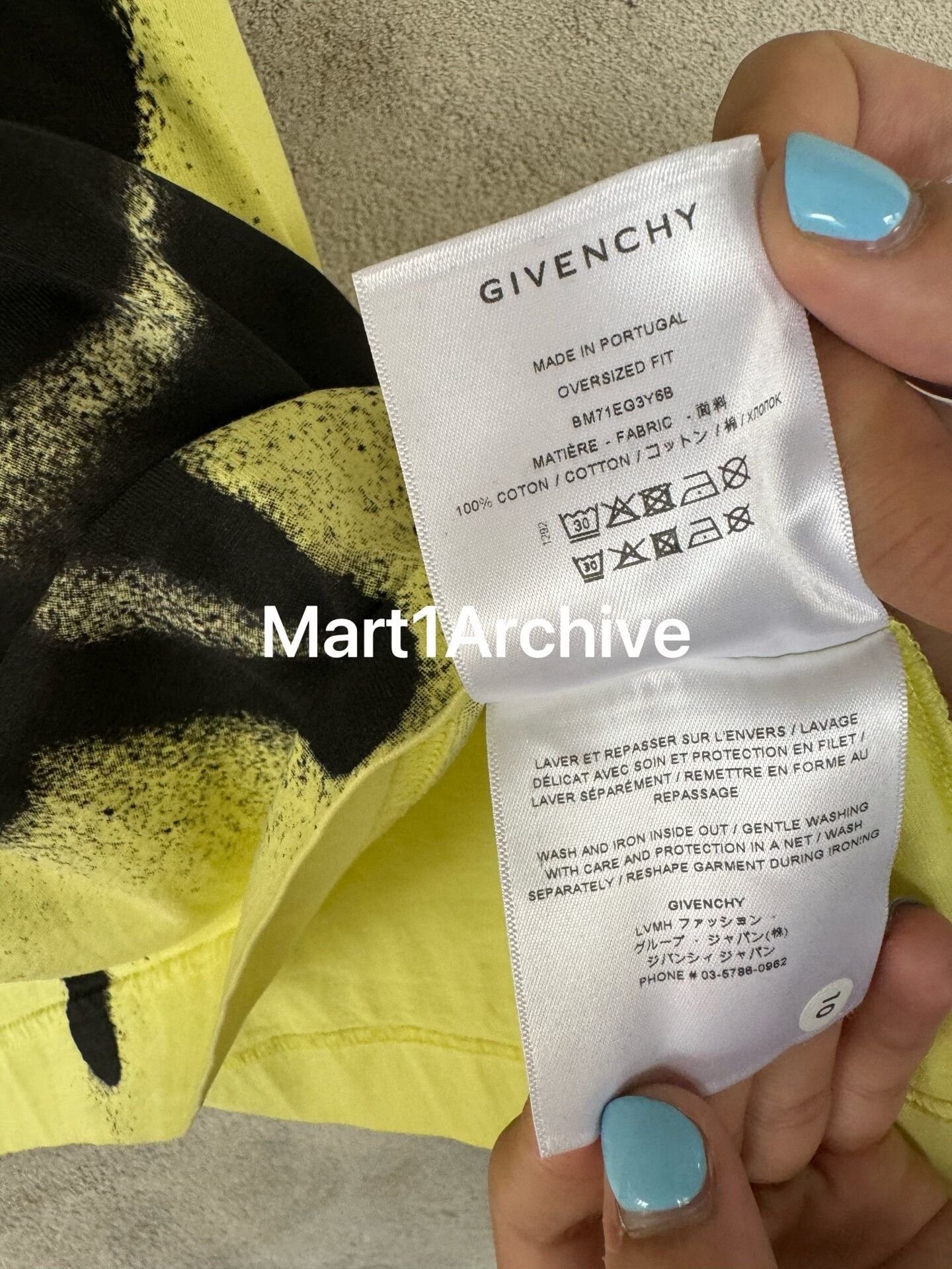Givenchy Givenchy Chito Dog Graphic T-Shirt Size S Size US S / EU 44-46 / 1 - 8 Thumbnail