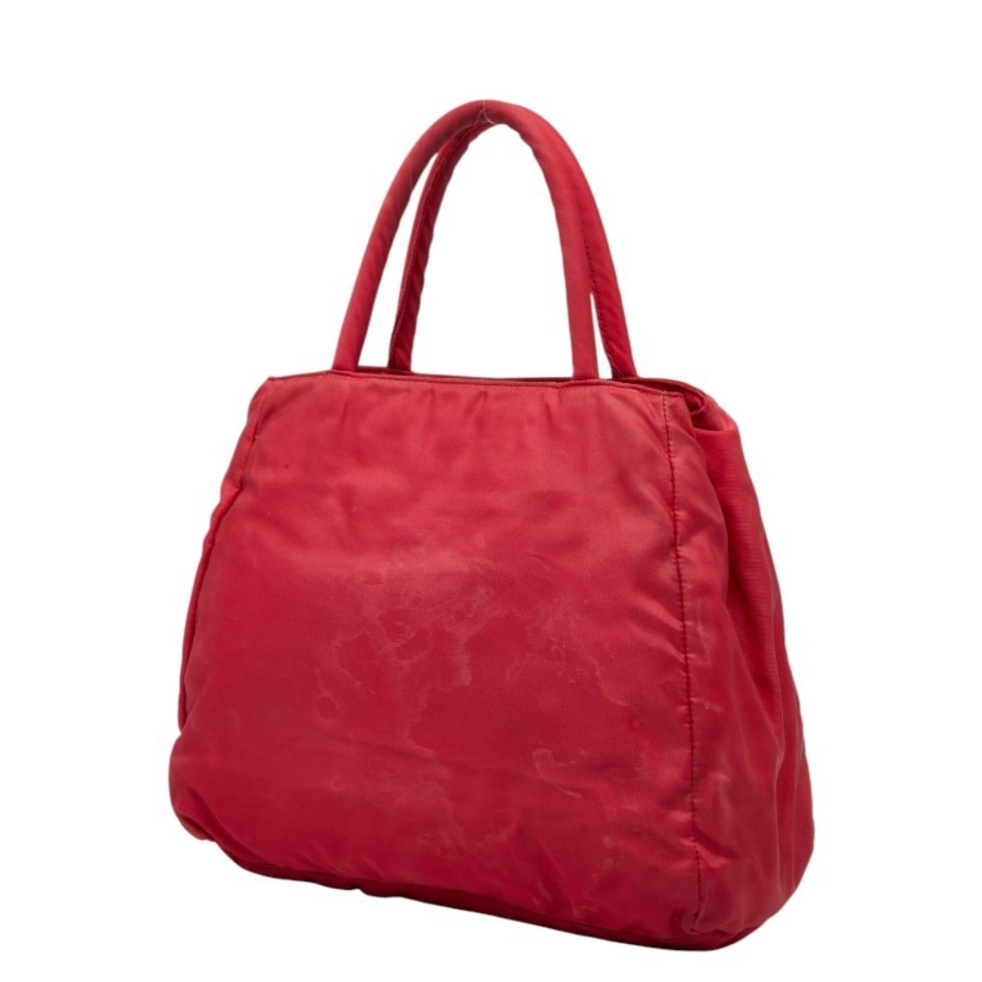 Prada Prada Triangle Logo Plate Handbag, Pink Nylon, Women's PRADA Size ONE SIZE - 2 Thumbnail