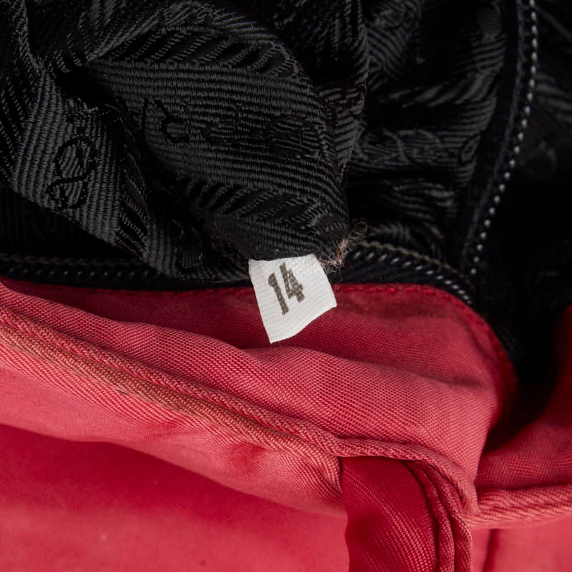 Prada Prada Triangle Logo Plate Handbag, Pink Nylon, Women's PRADA Size ONE SIZE - 13 Thumbnail