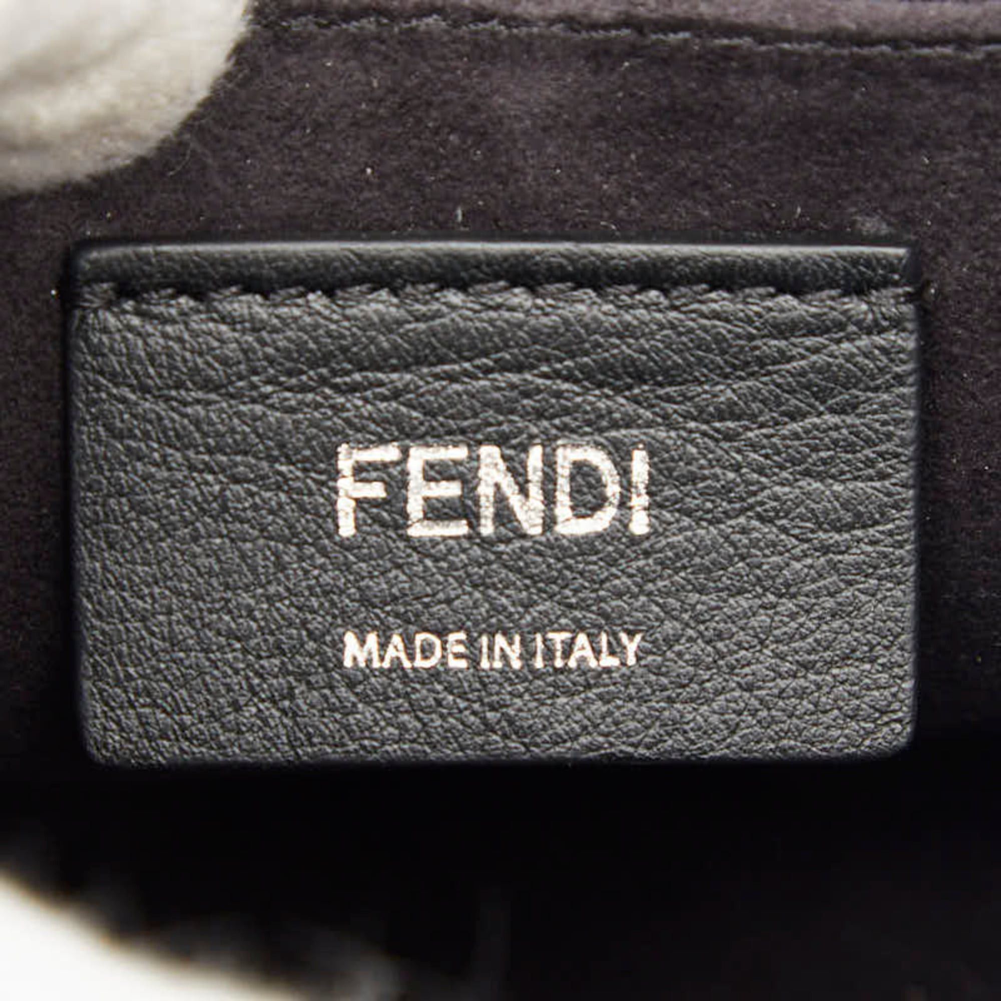 Fendi Fendi Kanai Mini Handbag Chain Shoulder Bag 2WAY 8M0381 Black Brown Leather Women's FENDI Size ONE SIZE - 9 Thumbnail