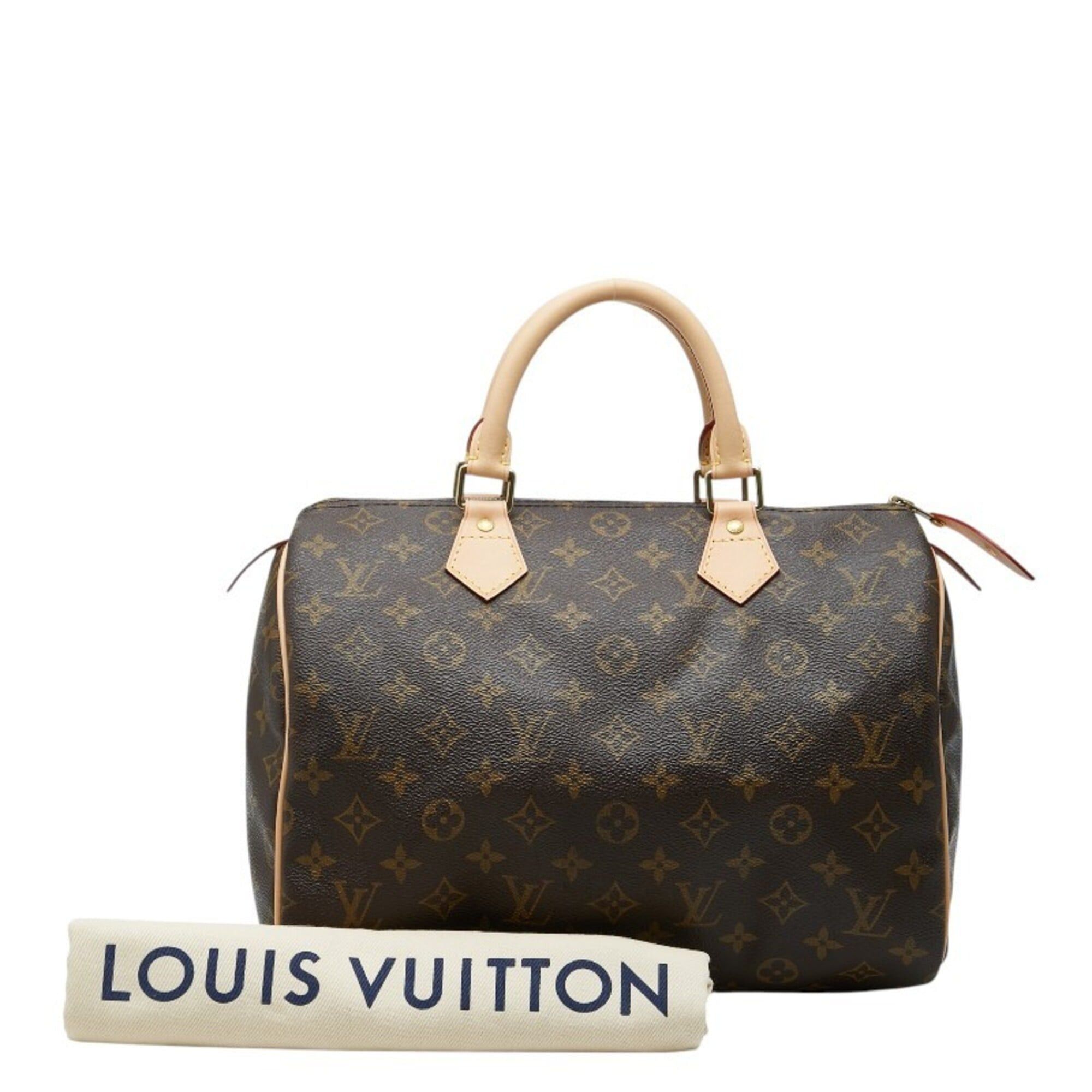 Louis Vuitton Louis Vuitton Monogram Speedy 30 (Old Model) Handbag Mini Boston Bag M41526 Brown Leather Women's LOUIS VUITTON Size ONE SIZE - 11 Thumbnail