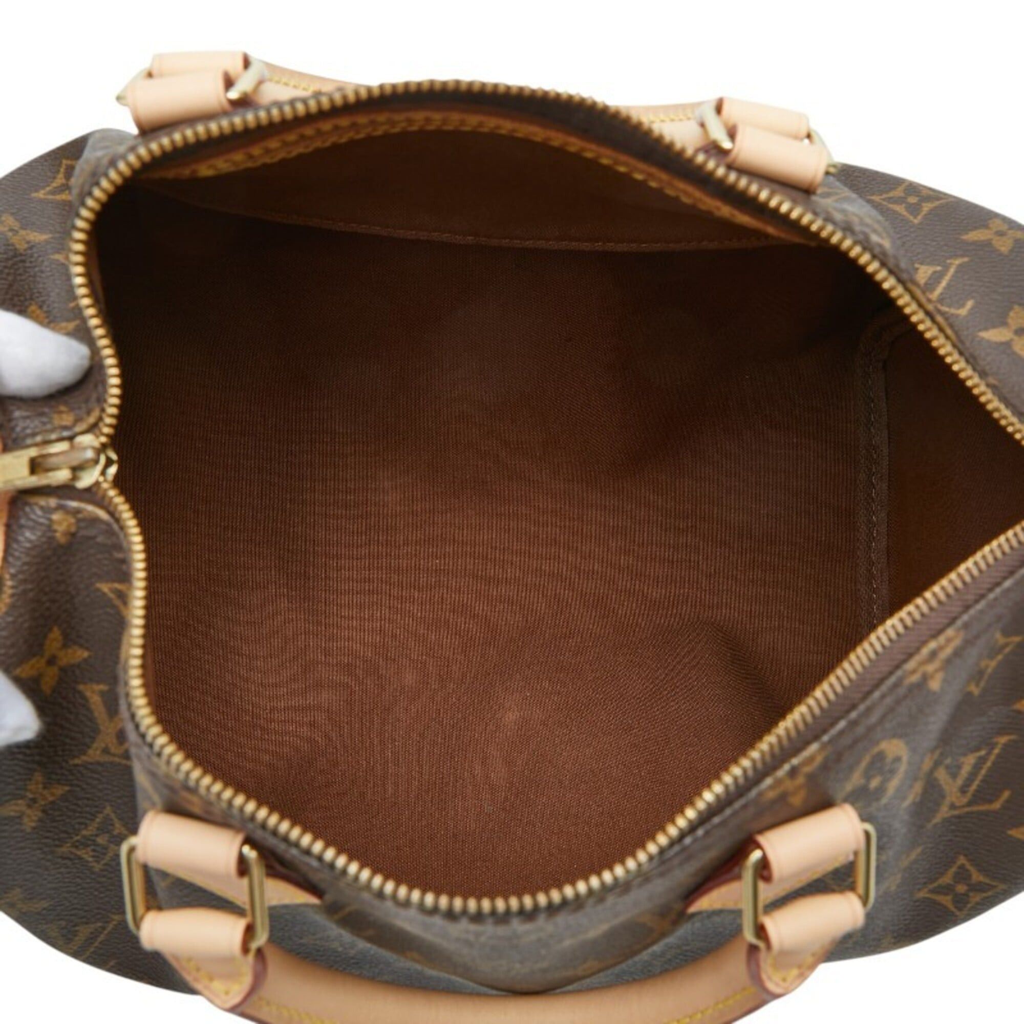 Louis Vuitton Louis Vuitton Monogram Speedy 30 (Old Model) Handbag Mini Boston Bag M41526 Brown Leather Women's LOUIS VUITTON Size ONE SIZE - 8 Thumbnail